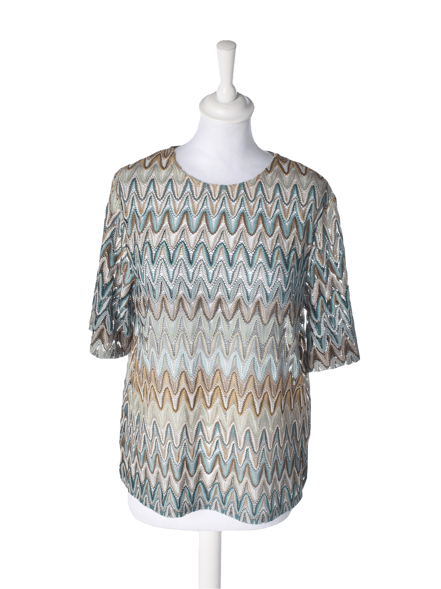 MAX T-Shirt - M / Multifarvet / Kvinde - SassyLAB Secondhand