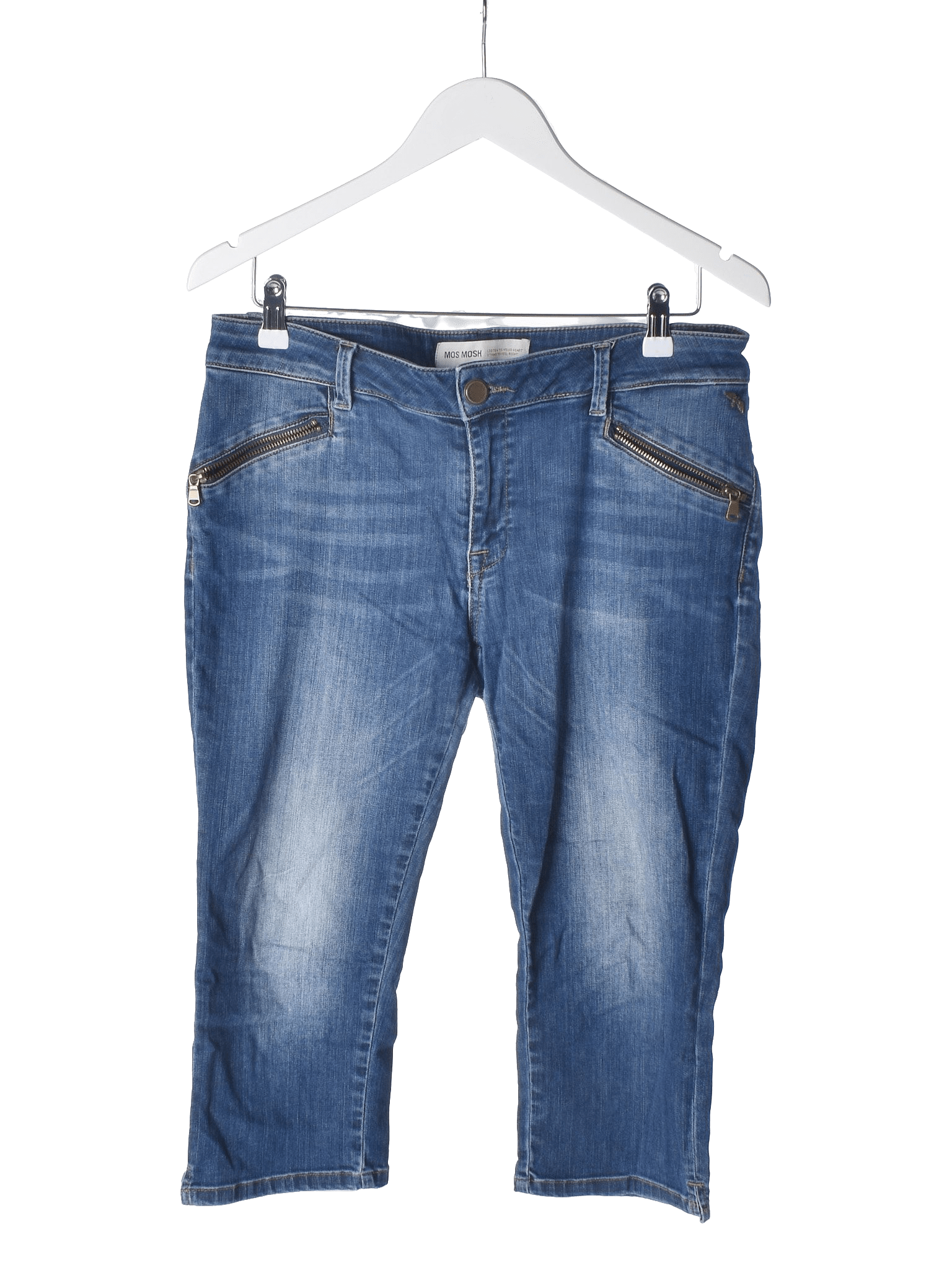Mos Mosh 3/4 Bukser - W31 / Blå / Kvinde - SassyLAB Secondhand
