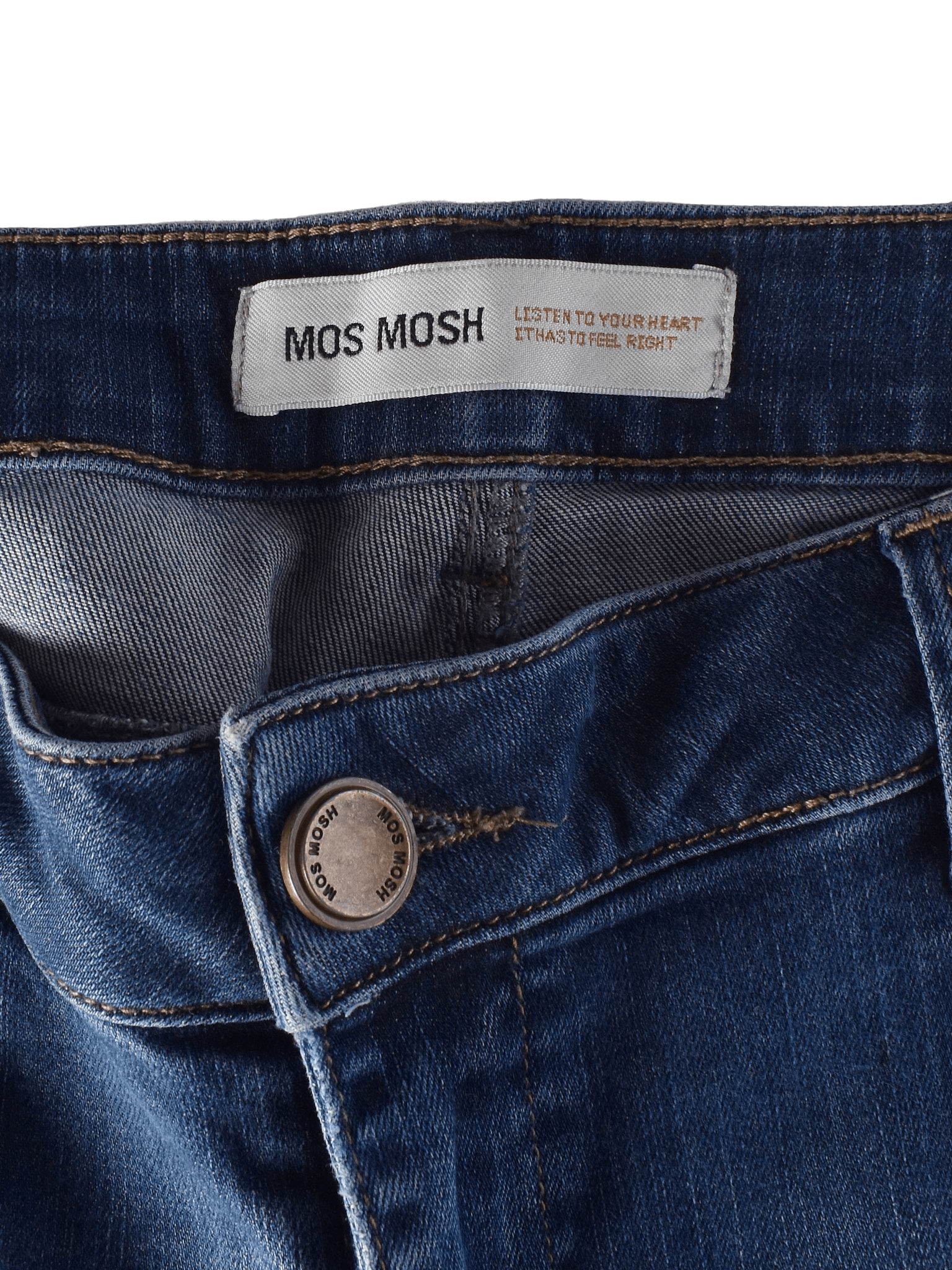 Mos Mosh 3/4 Bukser - W31 / Blå / Kvinde - SassyLAB Secondhand