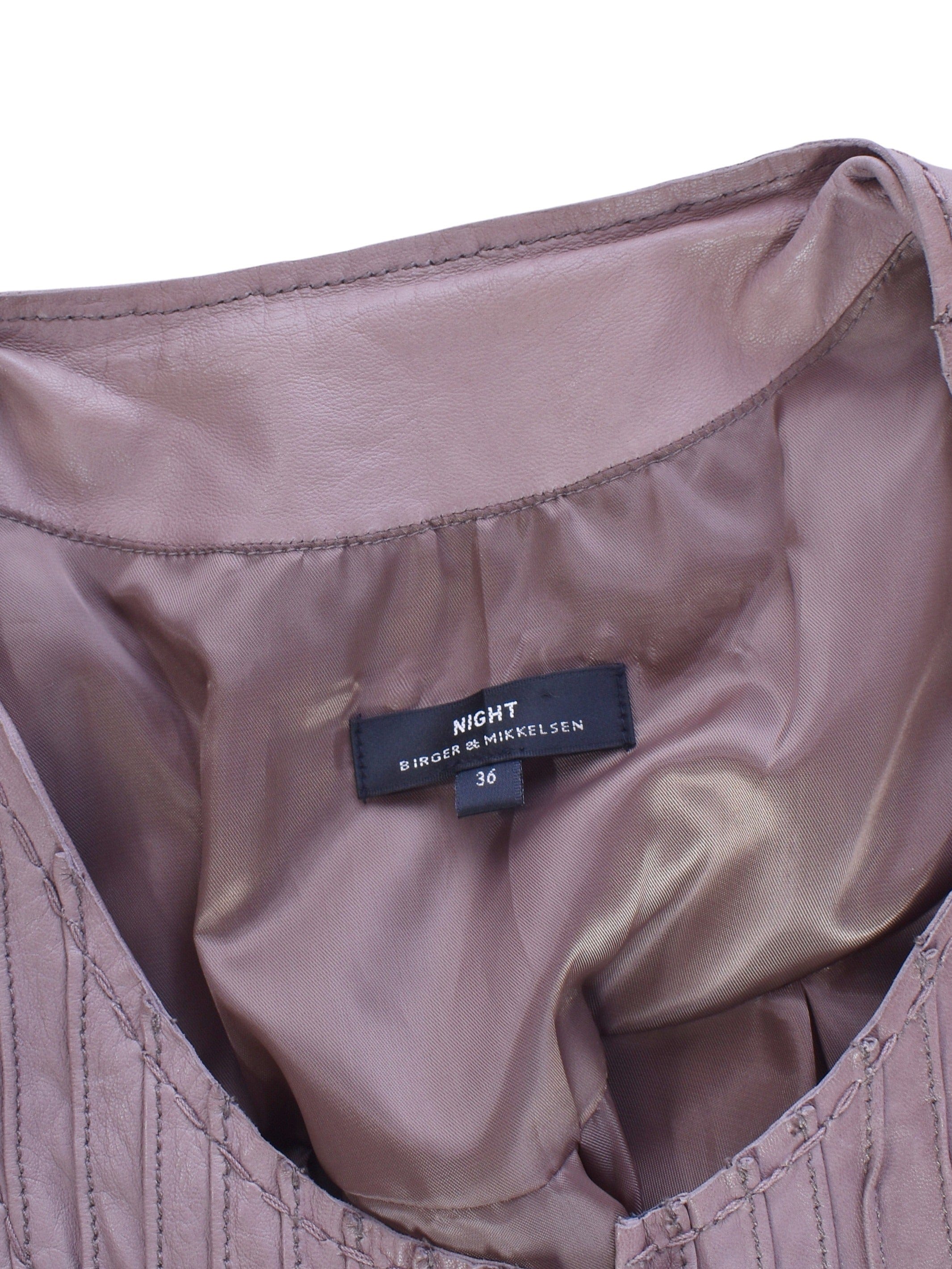 NIGHT Birger et Mikkelsen Bluse - S / Brun / Kvinde - SassyLAB Secondhand