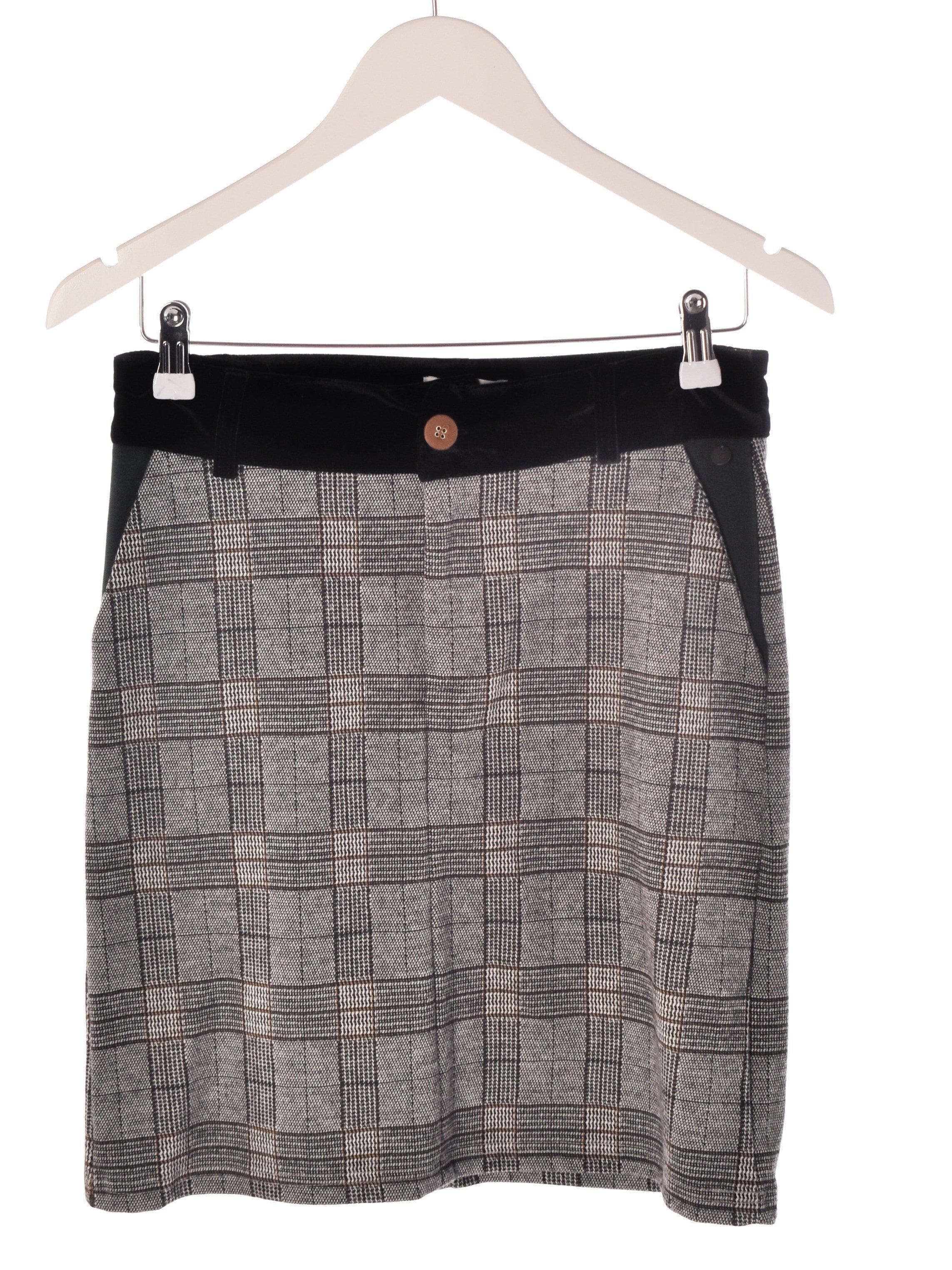 Nümph Nederdel - XS / Grå / Kvinde - SassyLAB Secondhand