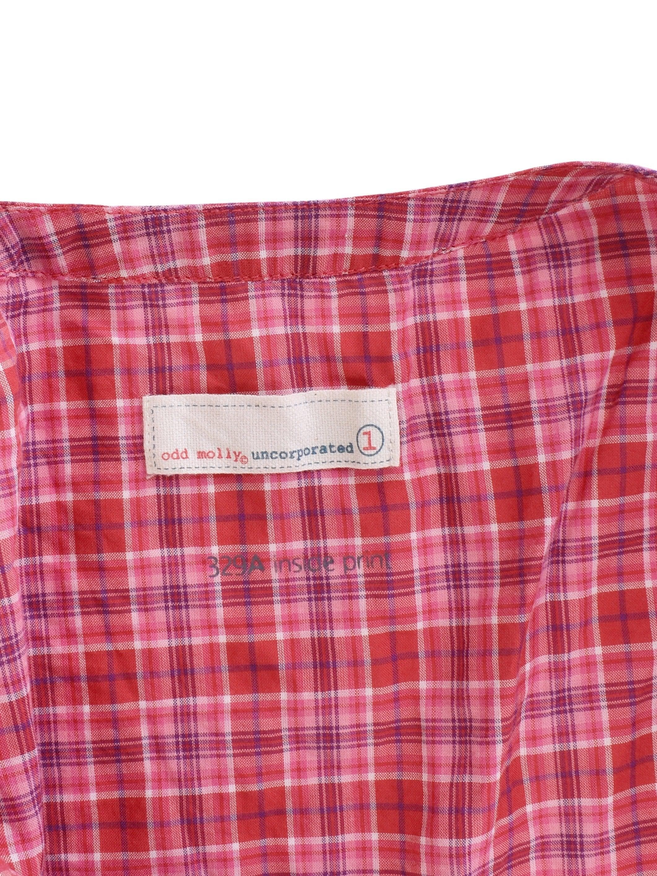 Odd Molly Bluse - S / Rød / Kvinde - SassyLAB Secondhand