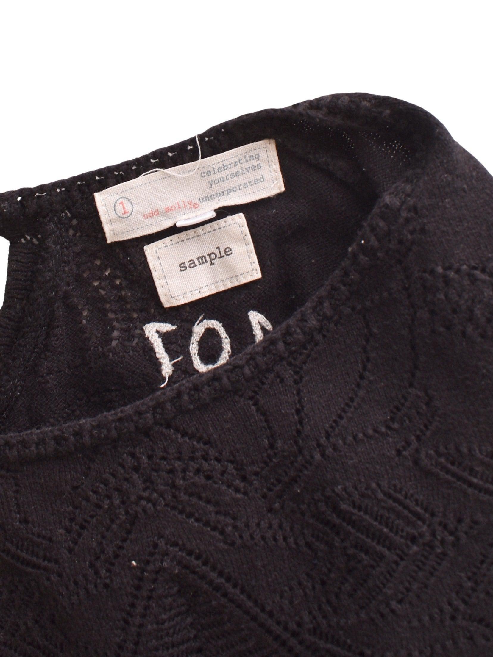 Odd Molly Bluse - S / Sort / Kvinde - SassyLAB Secondhand
