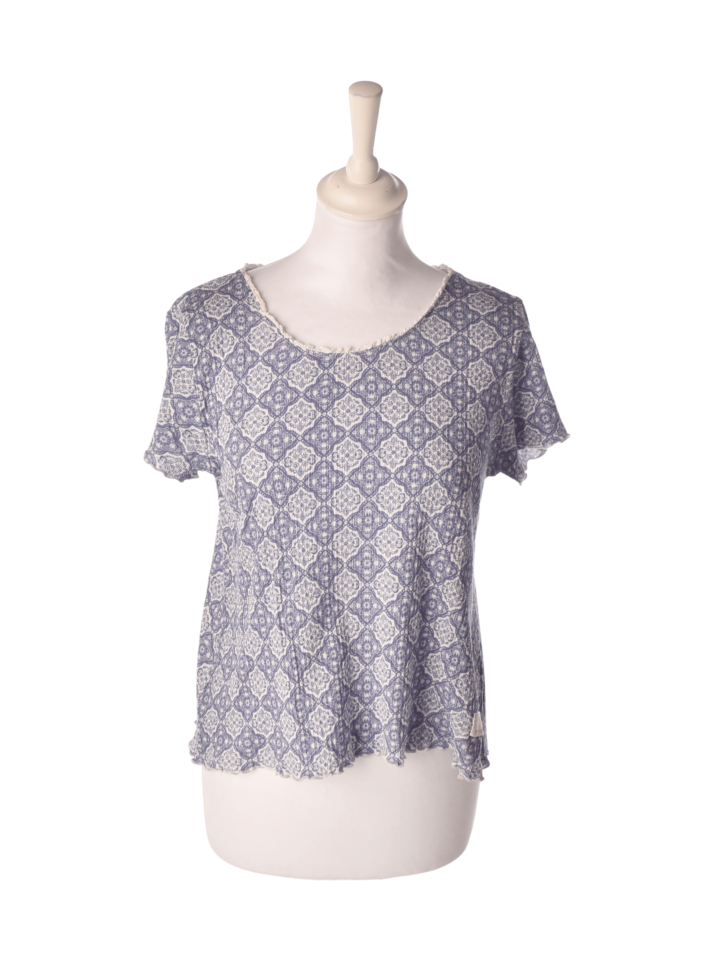 Odd Molly T-Shirt - S / Blå / Kvinde - SassyLAB Secondhand