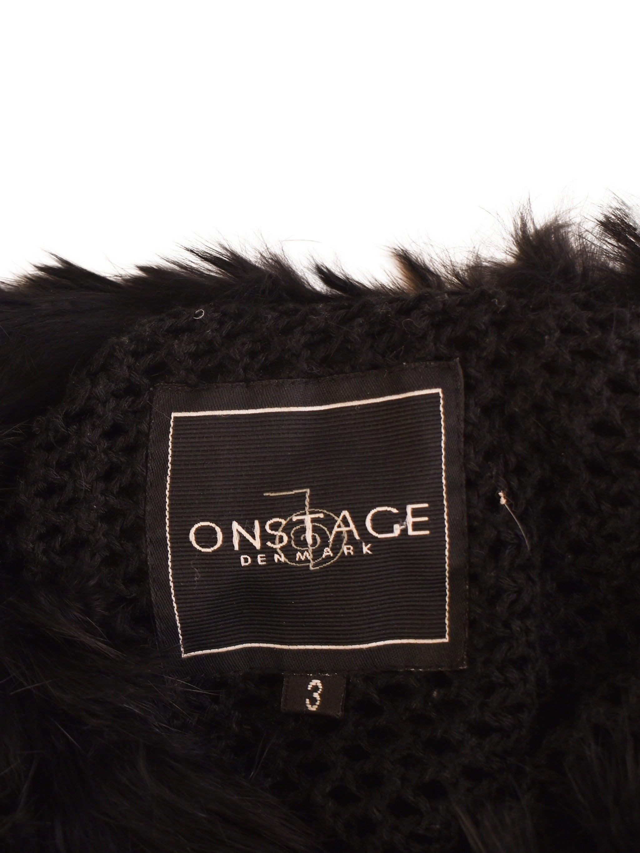 Onstage Denmark Poncho - S / Sort / Kvinde - SassyLAB Secondhand