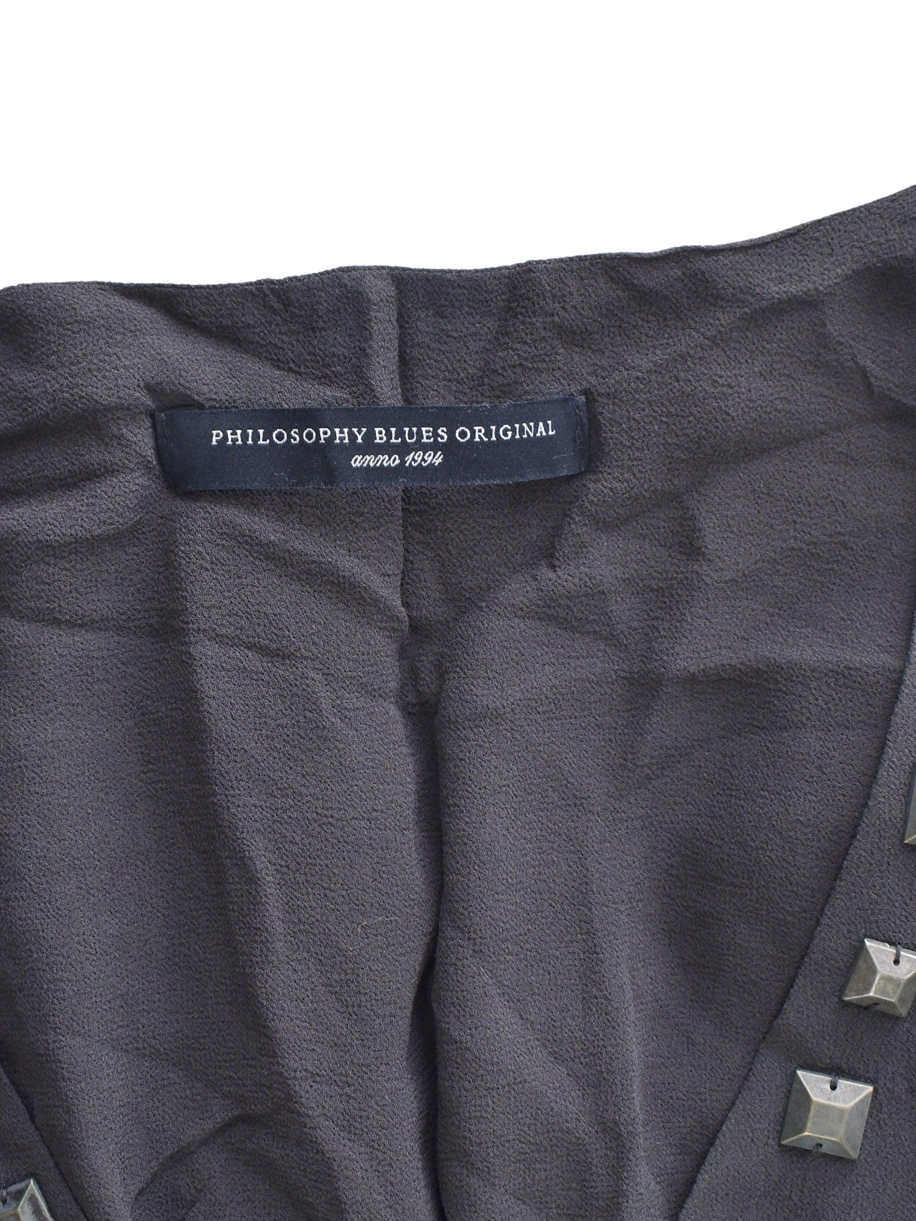 Philosophy Blues Original Kjole - 40 / Grå / Kvinde - SassyLAB Secondhand