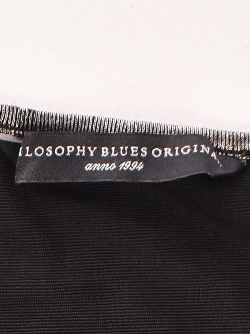 Philosophy Blues Original Kjole - M / Sølv / Kvinde - SassyLAB Secondhand