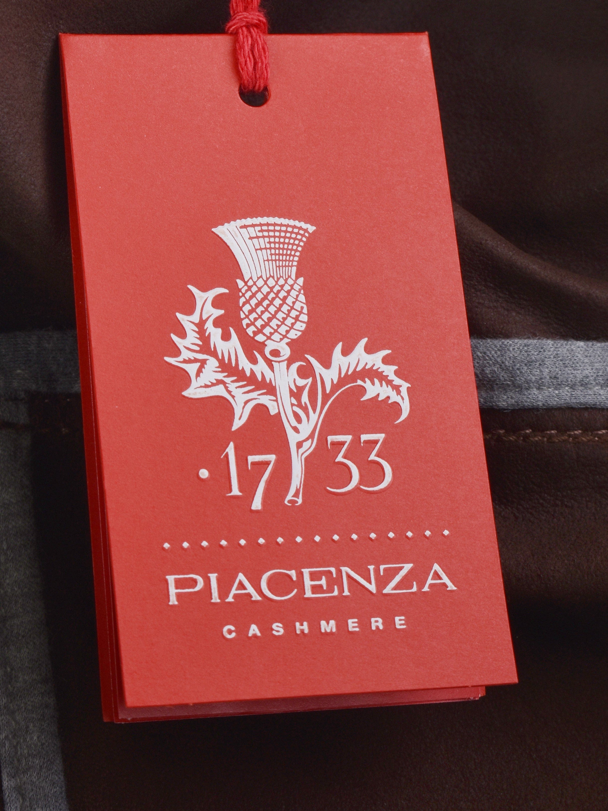 Piacenza Cashmere Jakke - 54 / Brun / Mand - SassyLAB Secondhand