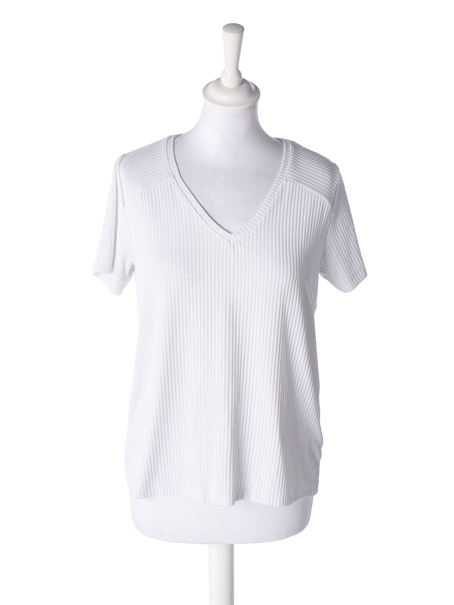 Pieces T-Shirt - M / Hvid / Kvinde - SassyLAB Secondhand