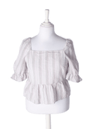 Pieces T-Shirt - M / Lilla / Kvinde - SassyLAB Secondhand