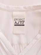 Project AJ117 Bluse - M / Hvid / Kvinde - SassyLAB Secondhand