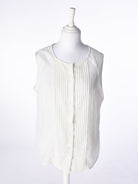 Rosesand Gold Top - 48 / Hvid / Kvinde - SassyLAB Secondhand