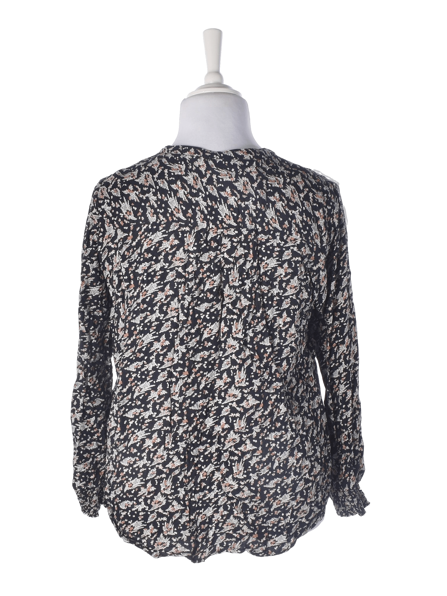 Saint Tropez Bluse - XL / Sort / Kvinde - SassyLAB Secondhand