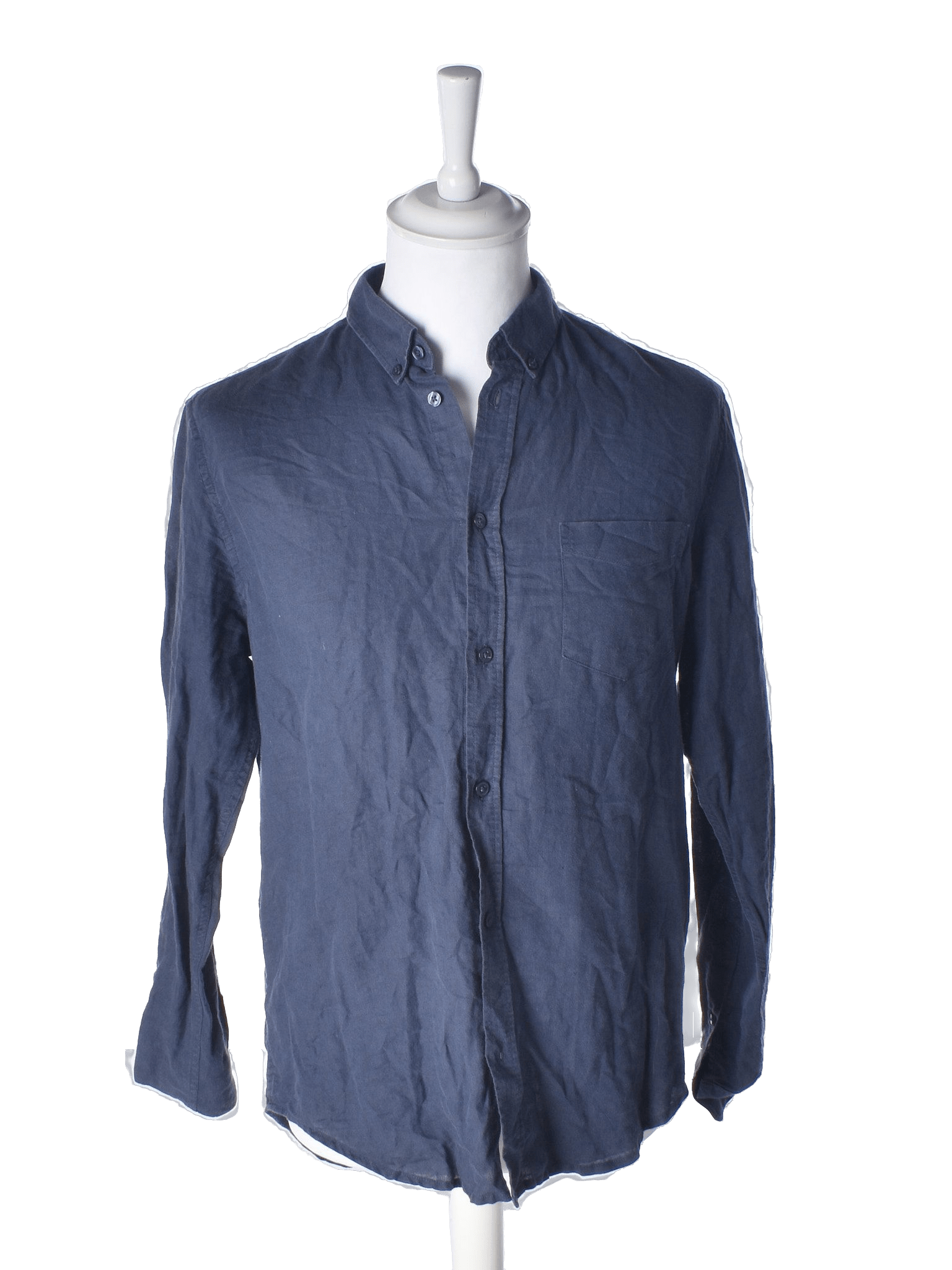 Samsøe Samsøe Skjorte - S / Blå / Mand - SassyLAB Secondhand