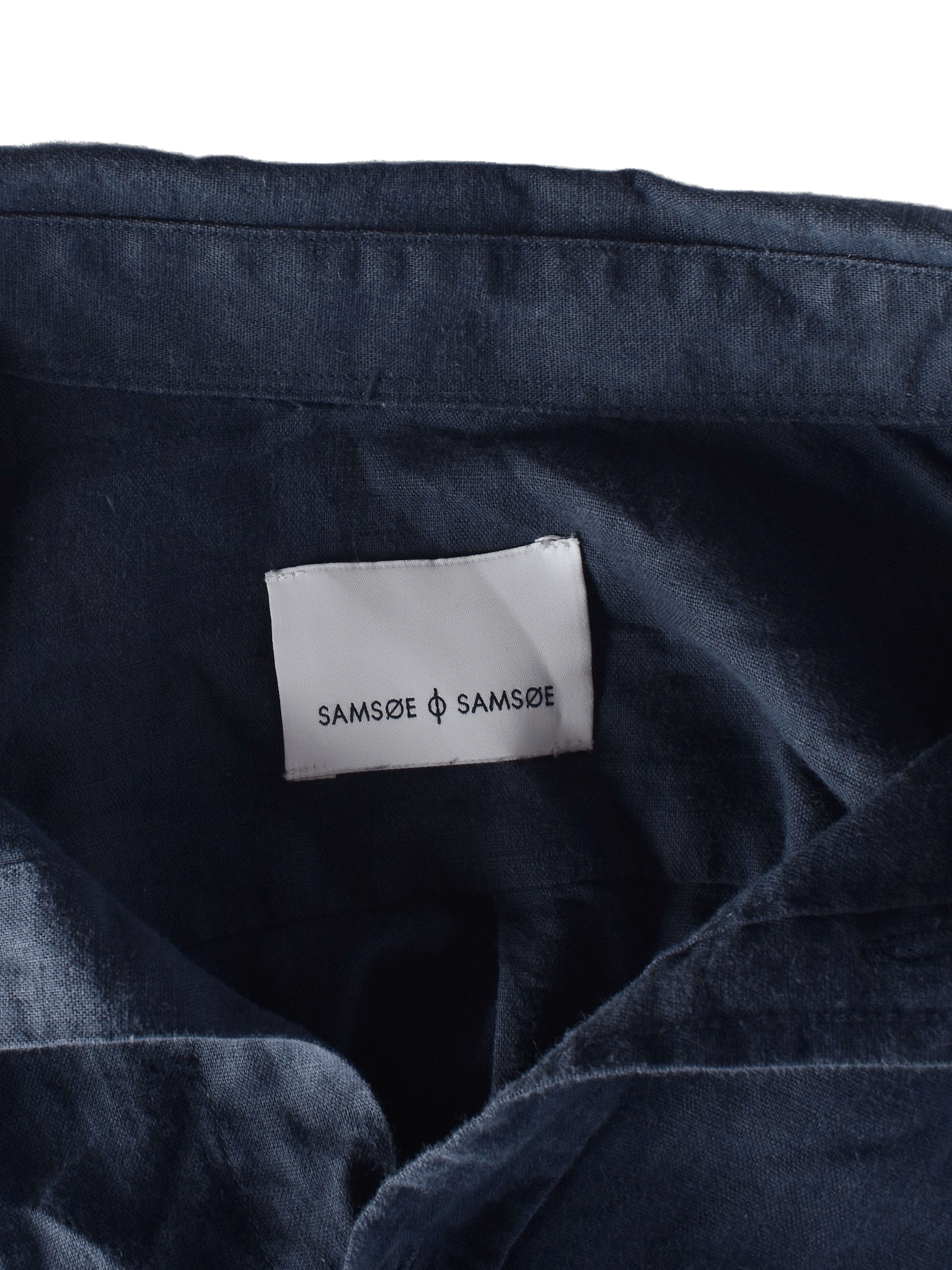 Samsøe Samsøe Skjorte - S / Blå / Mand - SassyLAB Secondhand