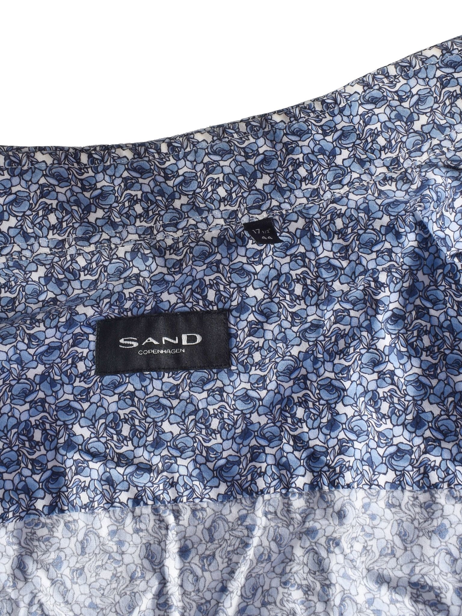 Sand Copenhagen Skjorte - 44 / Blå / Mand - SassyLAB Secondhand