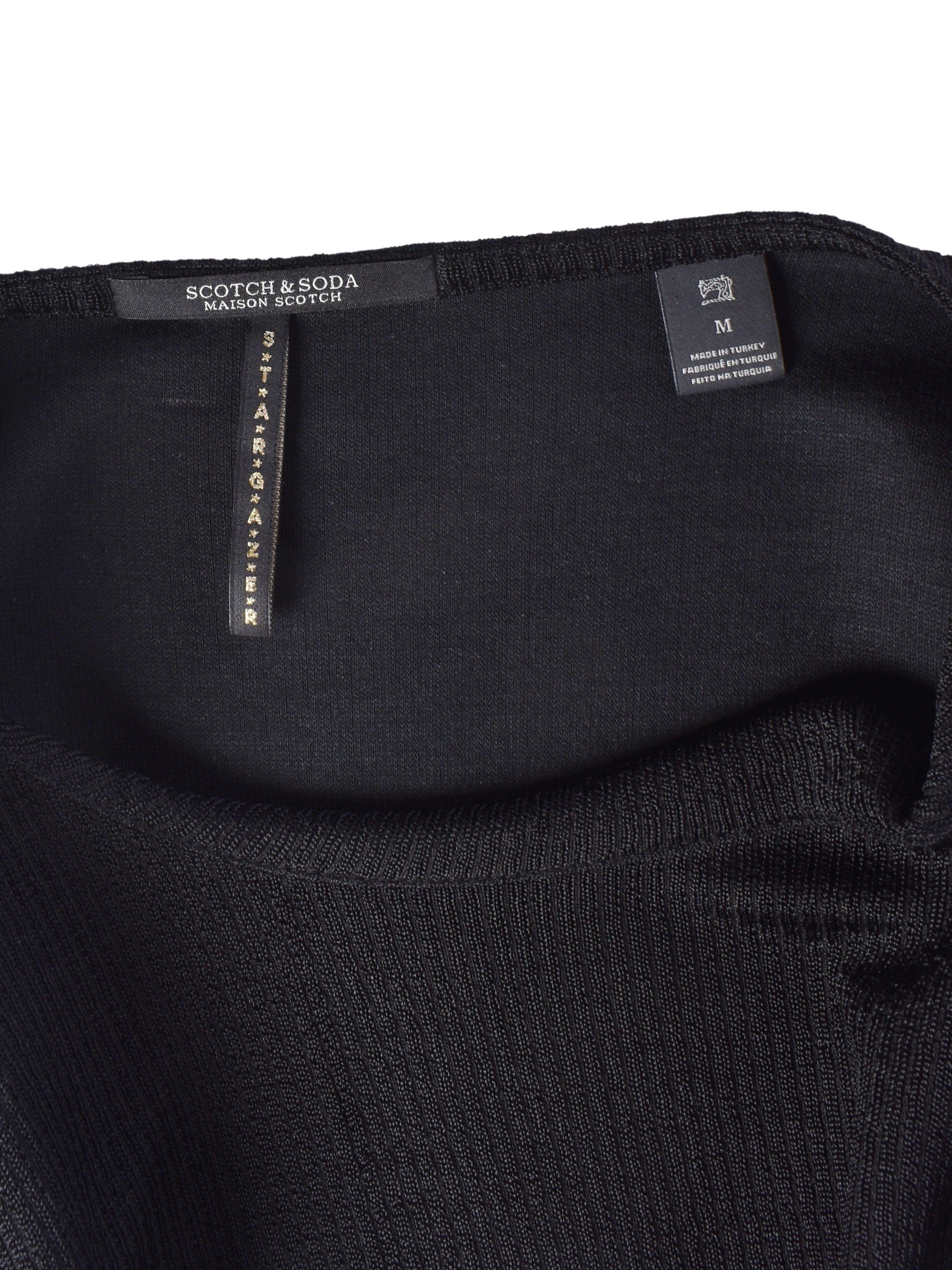 Scoth & Soda Bluse - M / Sort / Kvinde - SassyLAB Secondhand