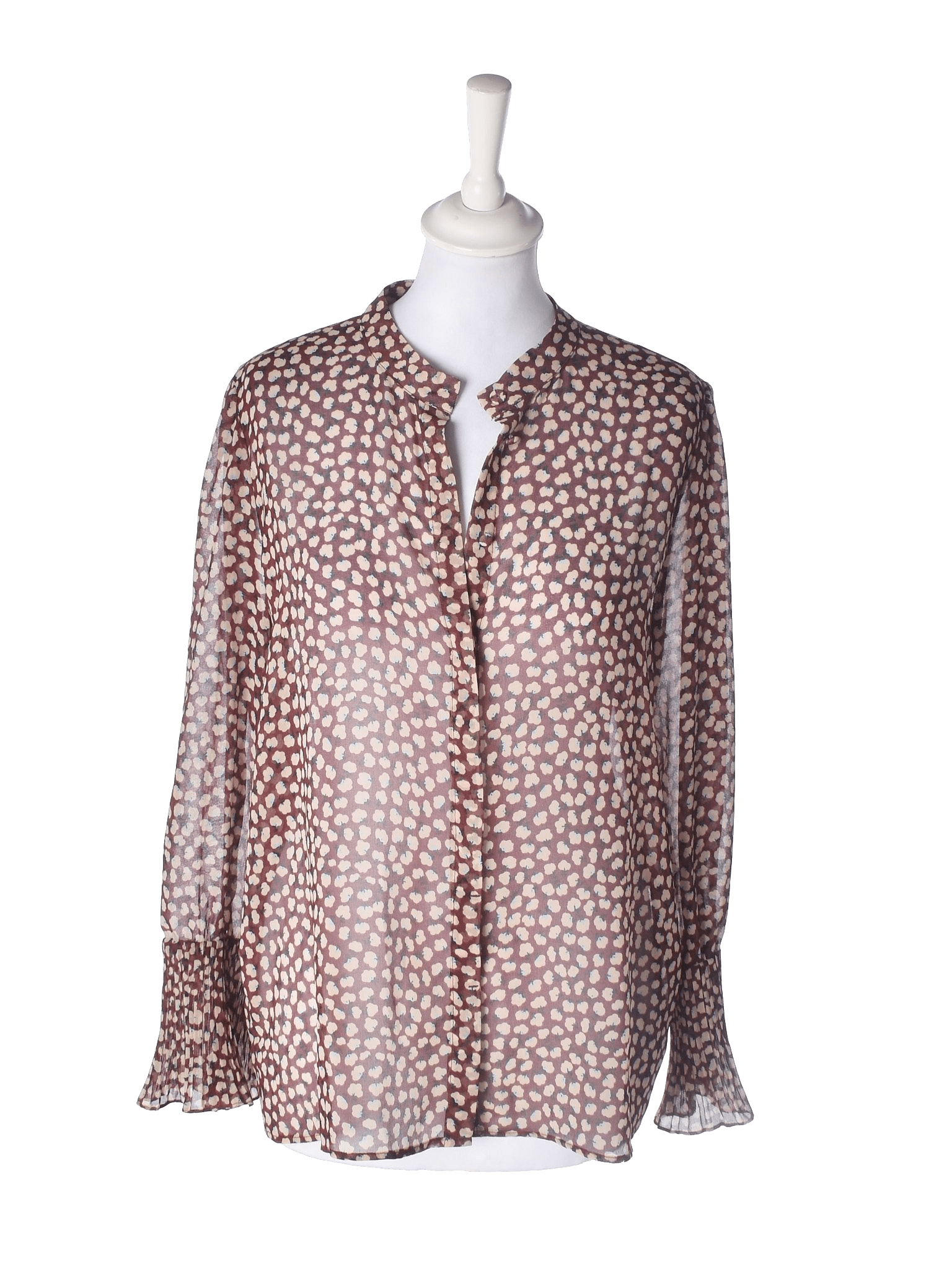 Second Female Bluse - S / Blomstret / Kvinde - SassyLAB Secondhand