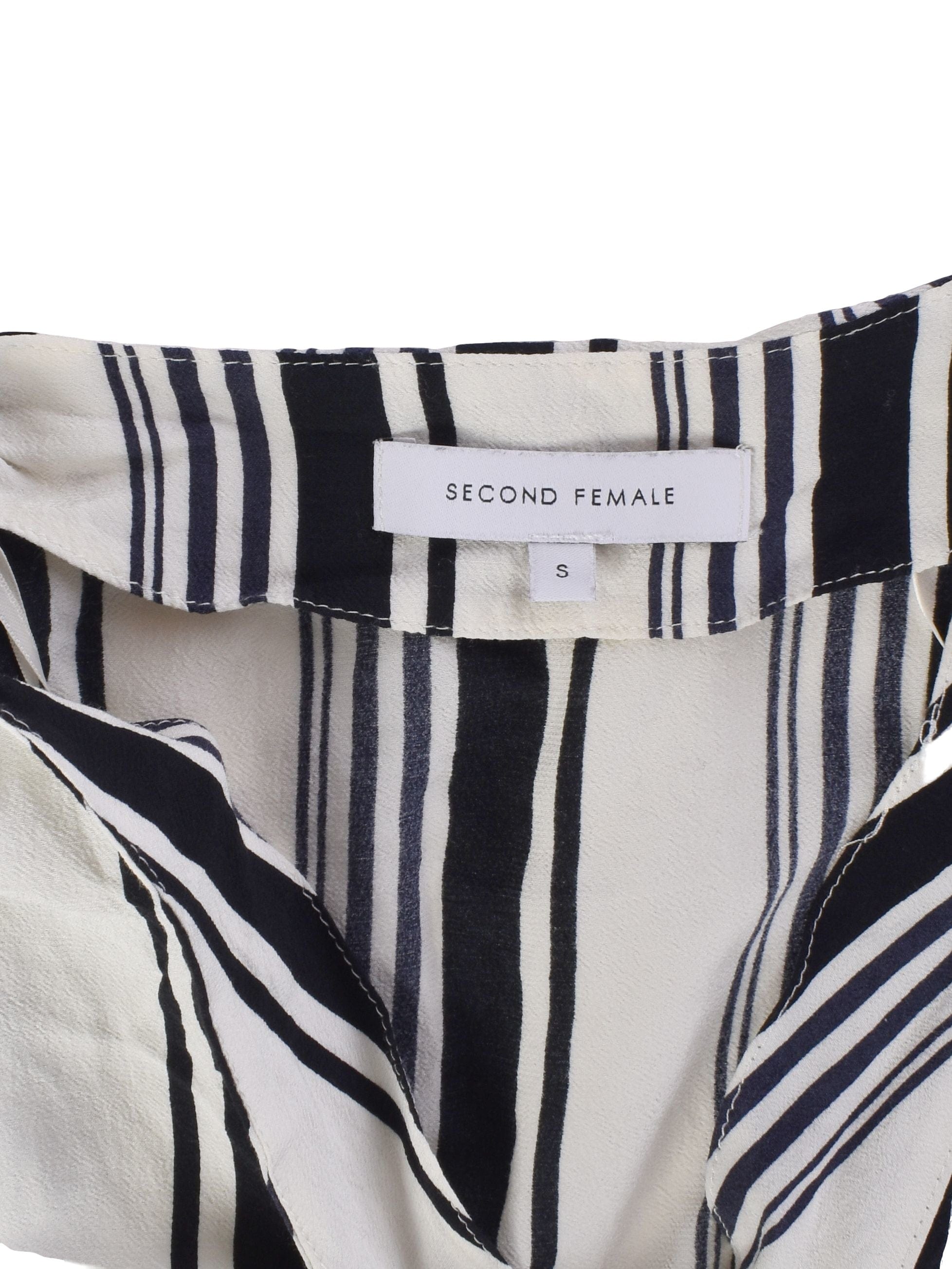 Second Female Bluse - S / Multifarvet / Kvinde - SassyLAB Secondhand