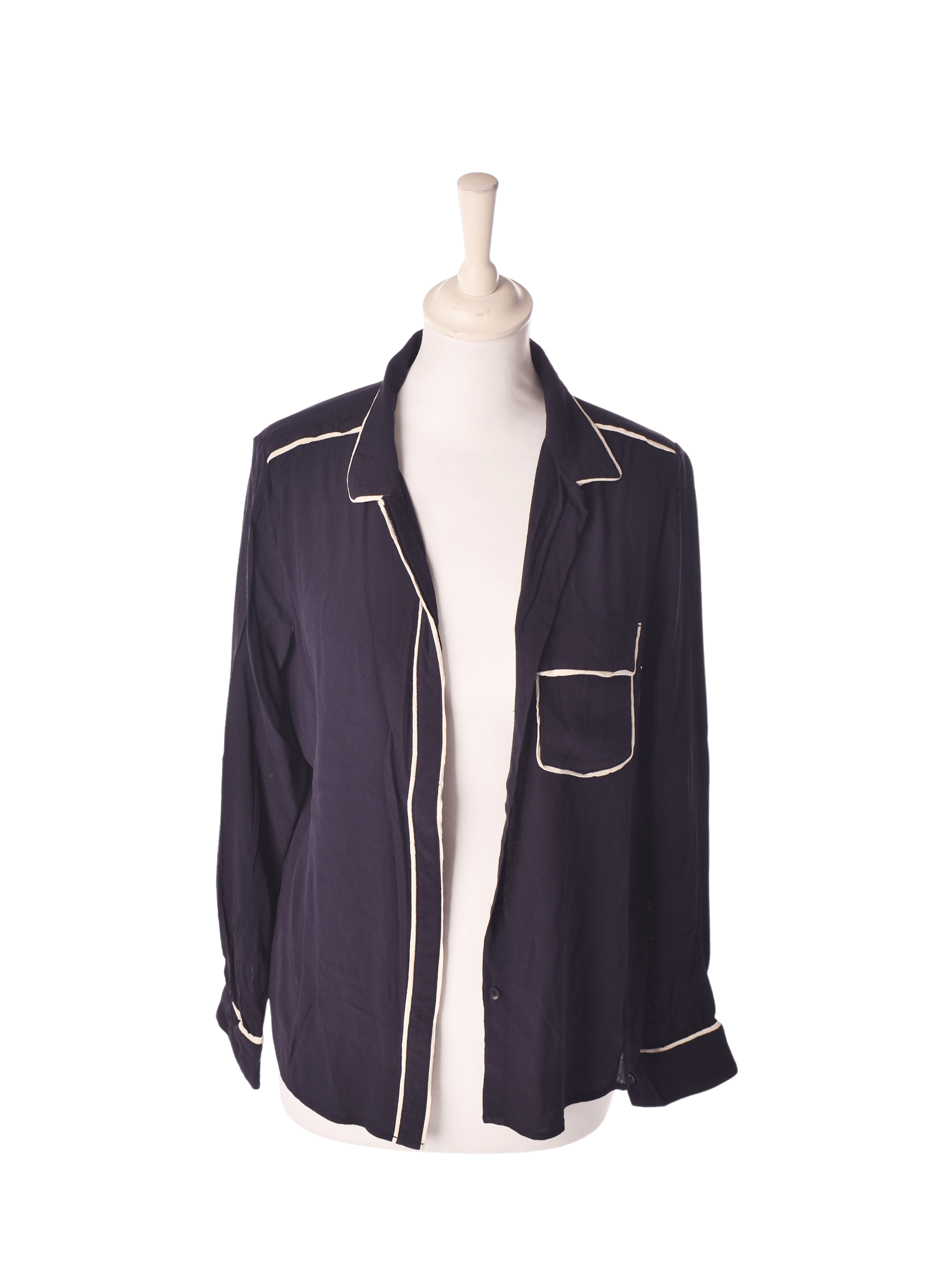 Second Female Skjorte - XS / Blå / Kvinde - SassyLAB Secondhand