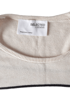 Selected Femme Pullover - M / Beige / Kvinde - SassyLAB Secondhand