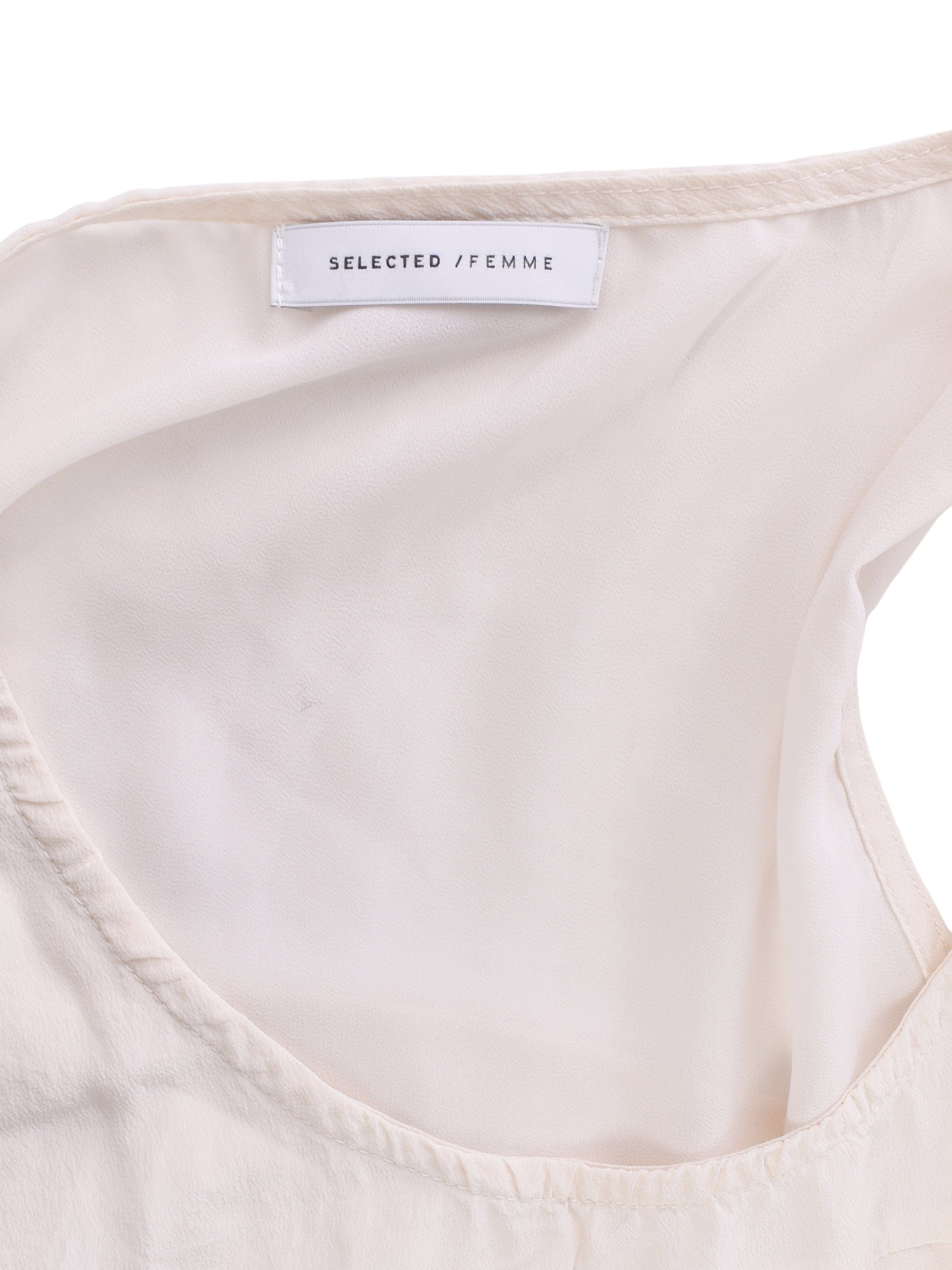 Selected Femme Top - 38 / Hvid / Kvinde - SassyLAB Secondhand