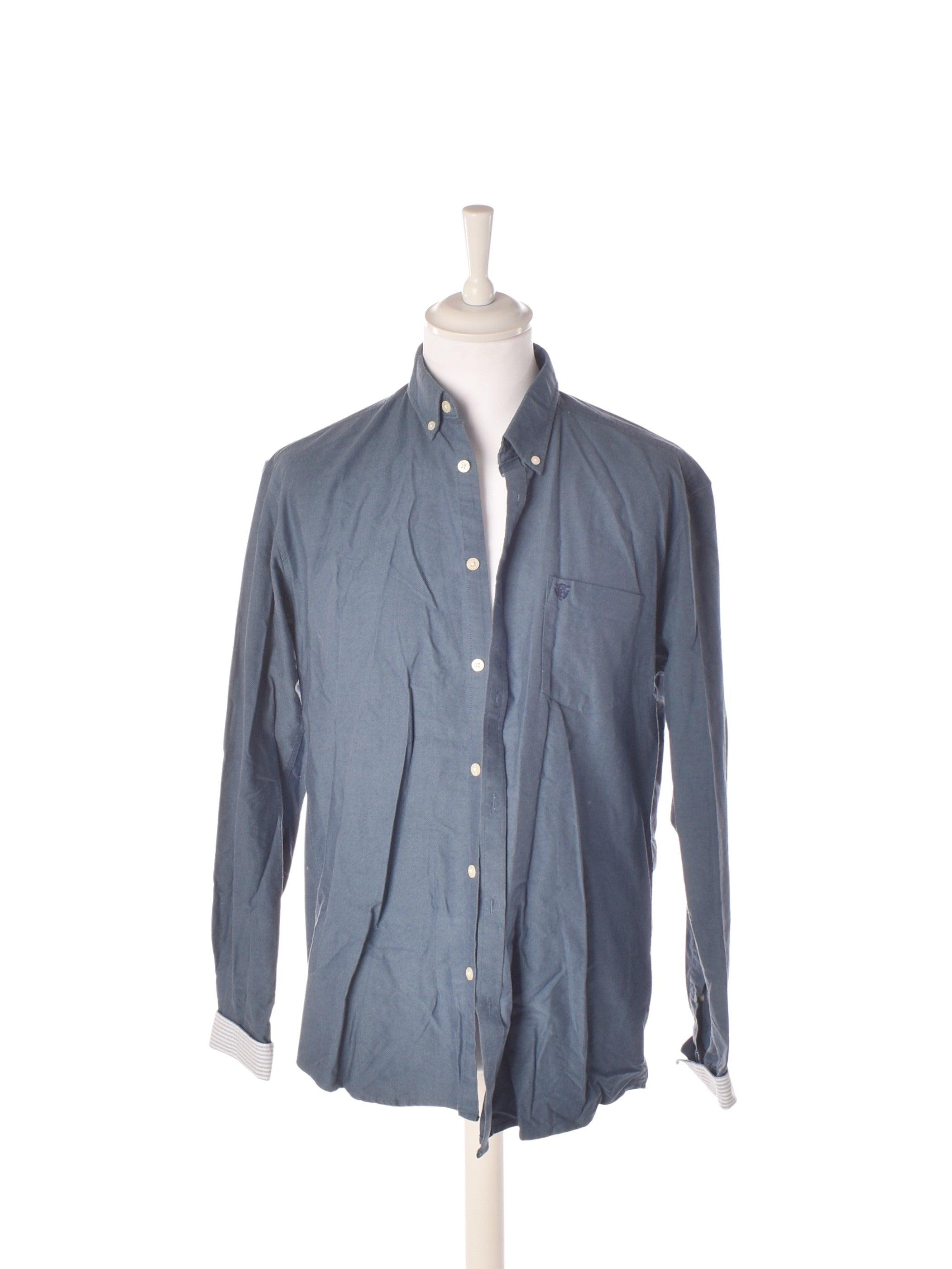 Selected Jeans Skjorte - L / Blå / Mand - SassyLAB Secondhand
