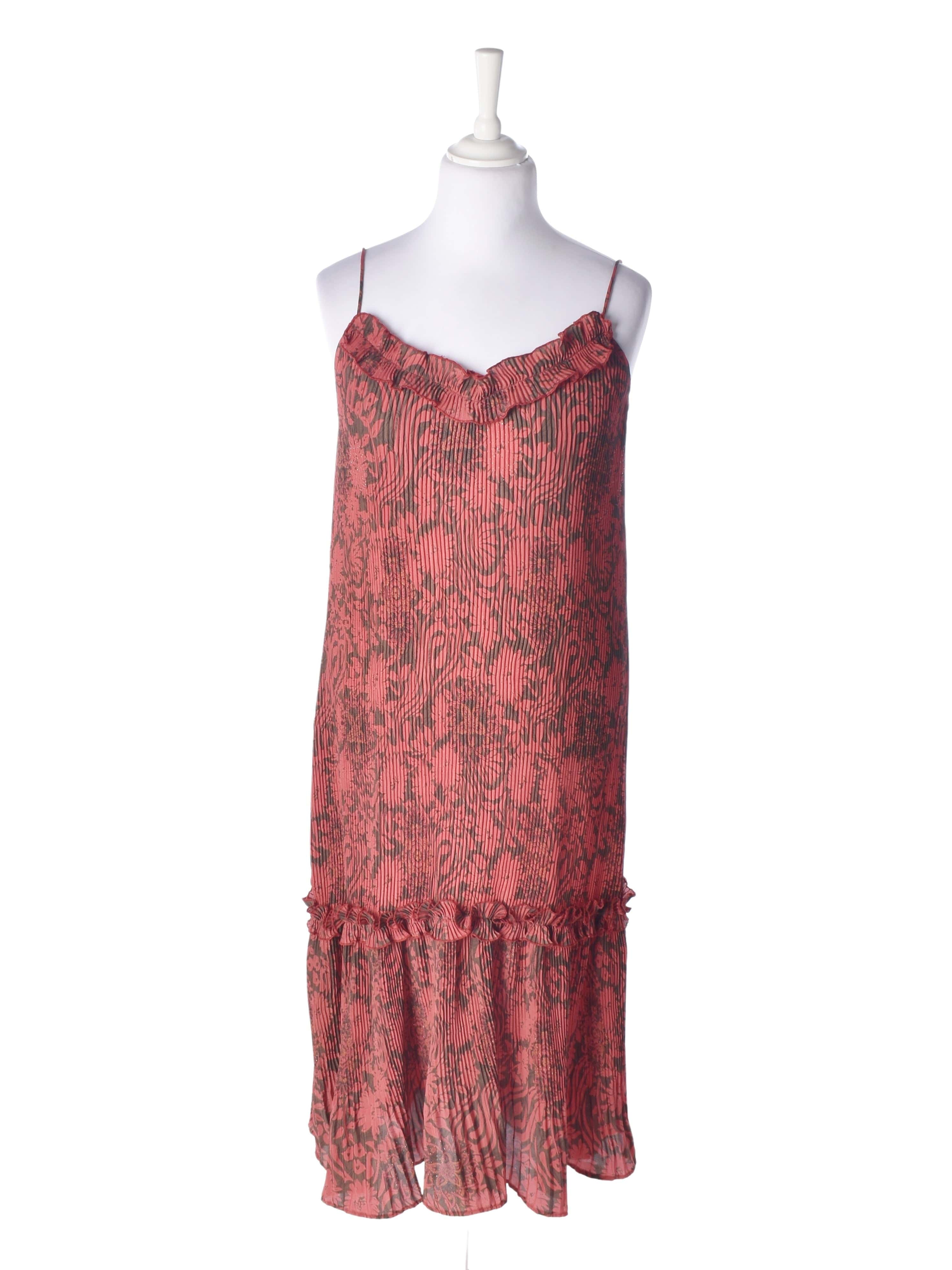 Sissel Edelbo Kjole - XL / Rød / Kvinde - SassyLAB Secondhand