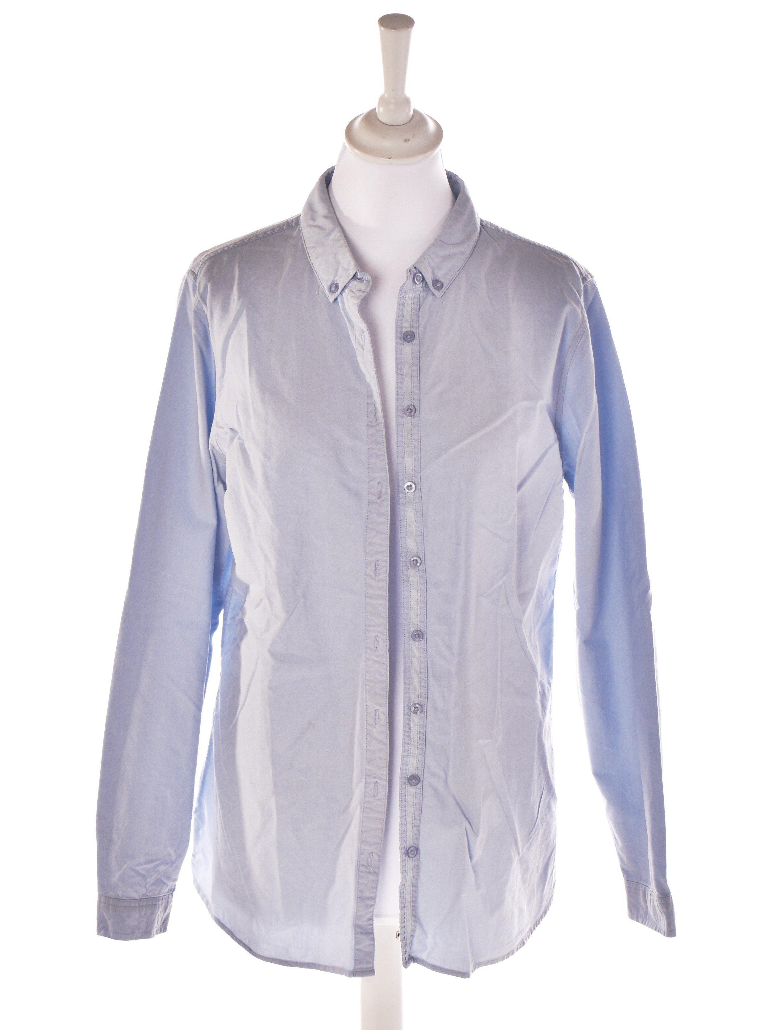 Soyaconcept Skjorte - L / Blå / Kvinde - SassyLAB Secondhand