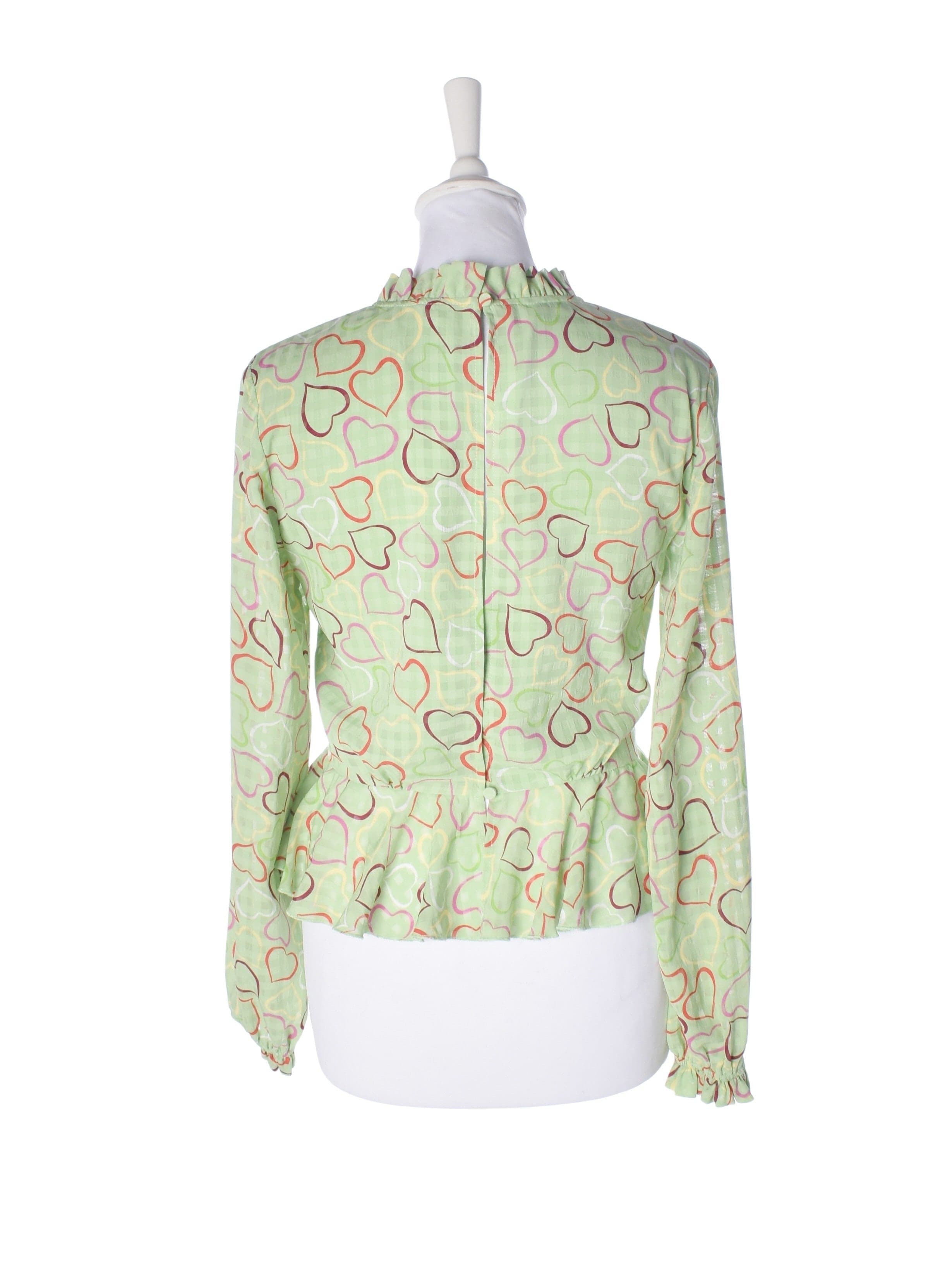 Stine Goya Bluse - XS / Grøn / Kvinde - SassyLAB Secondhand