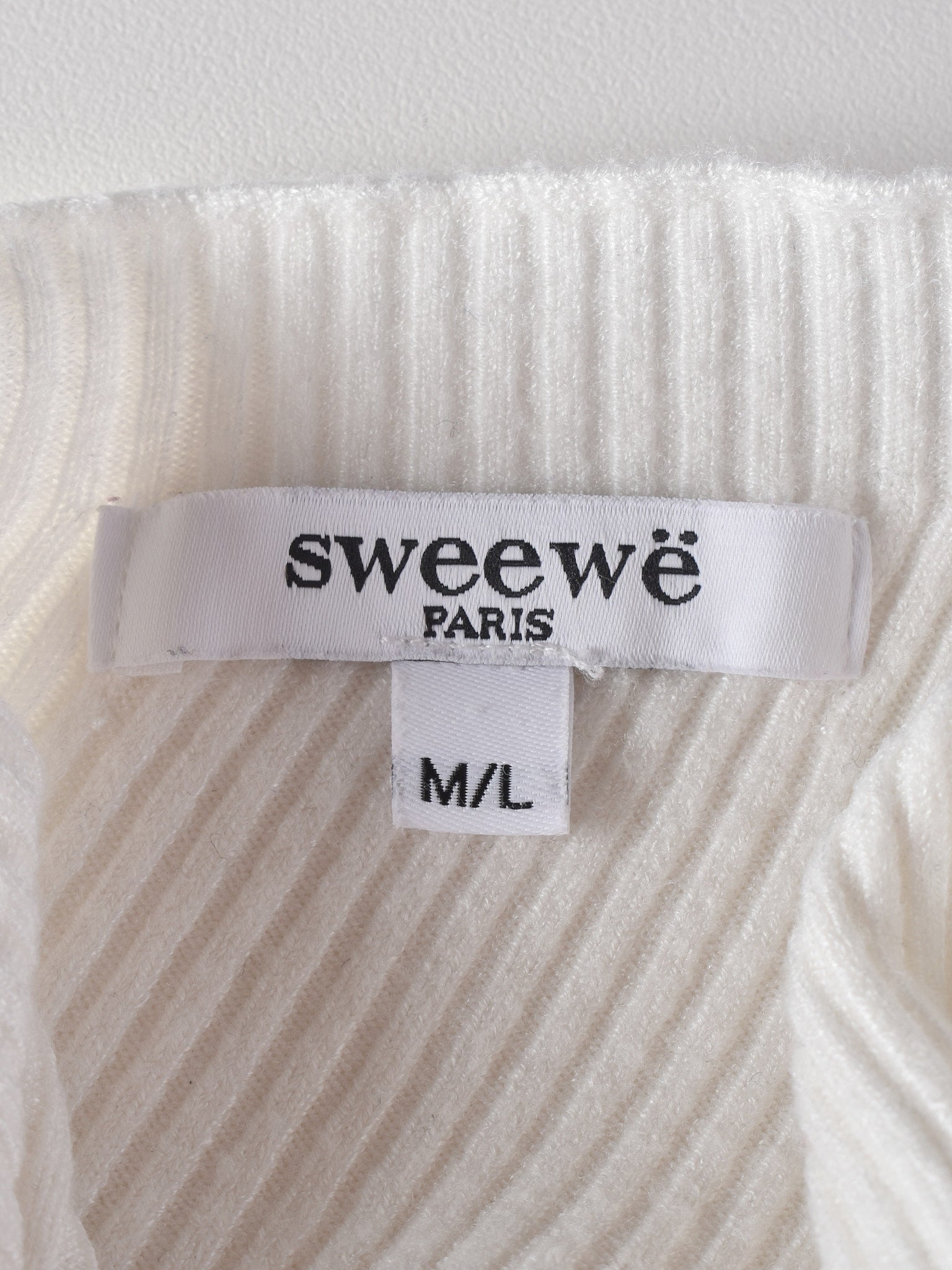 Sweewë Bluse - M / Hvid / Kvinde - SassyLAB Secondhand