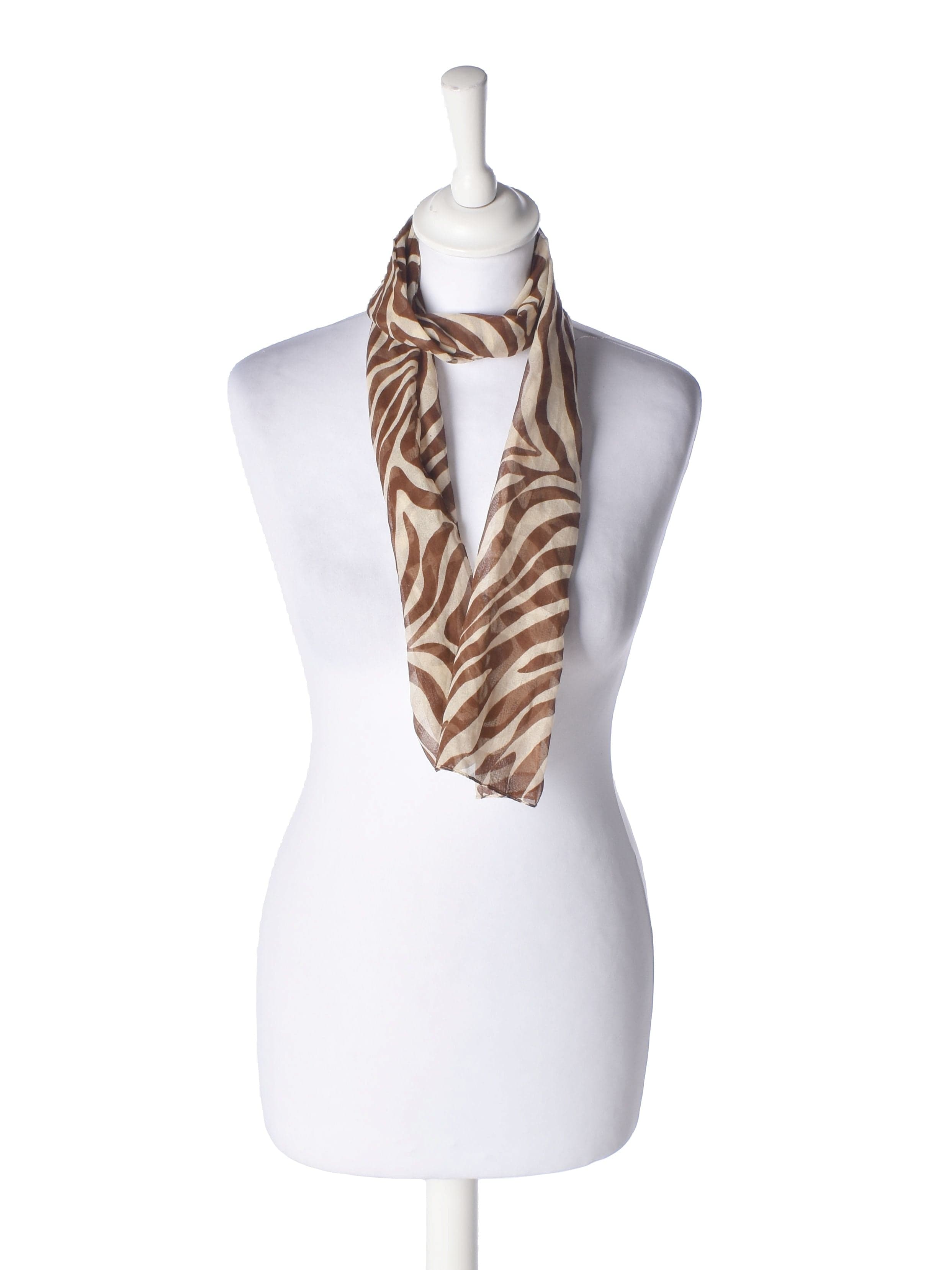 Ukendt Brand Halstørklæde - One Size / Brun / Kvinde - SassyLAB Secondhand