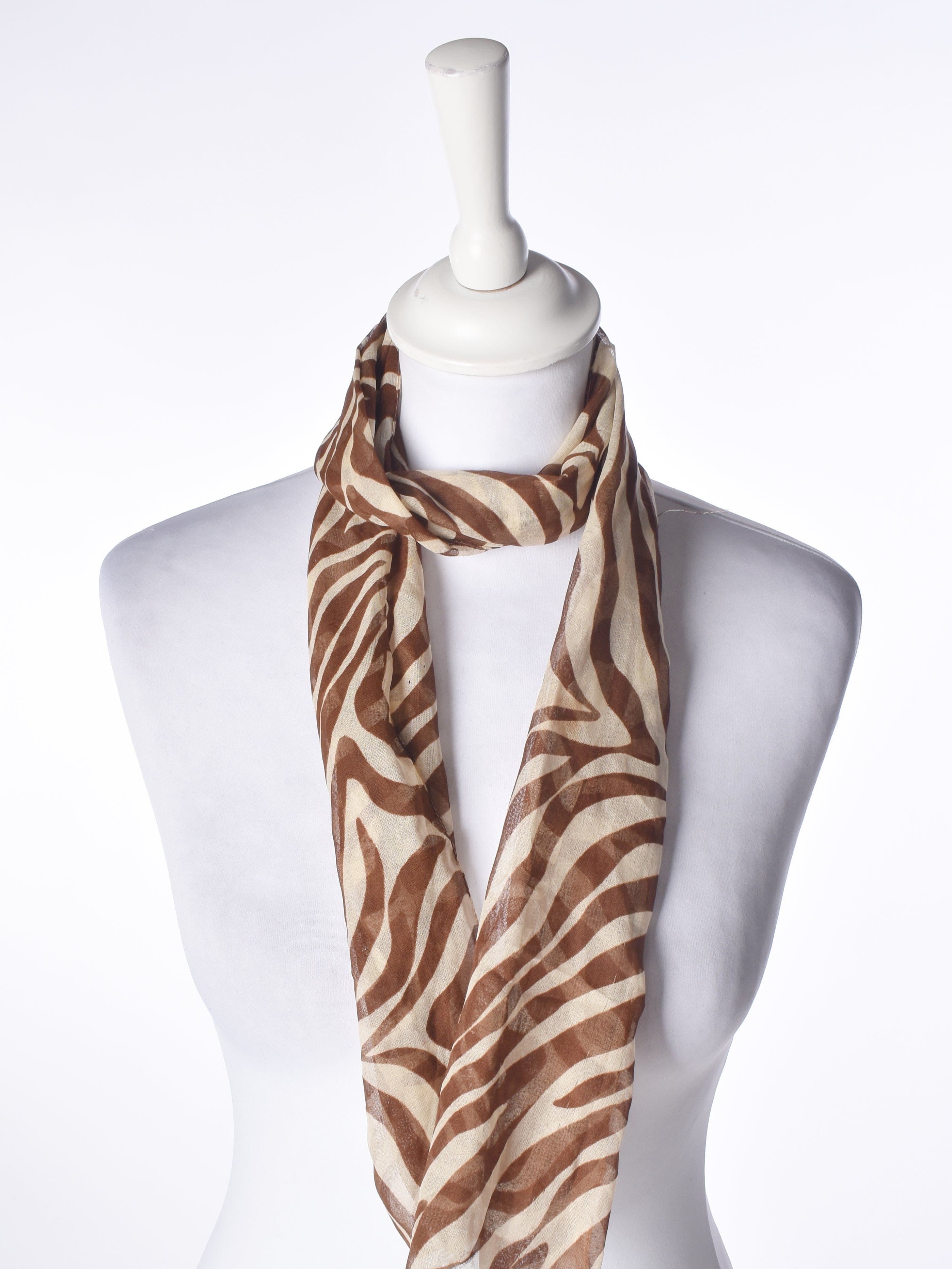 Ukendt Brand Halstørklæde - One Size / Brun / Kvinde - SassyLAB Secondhand