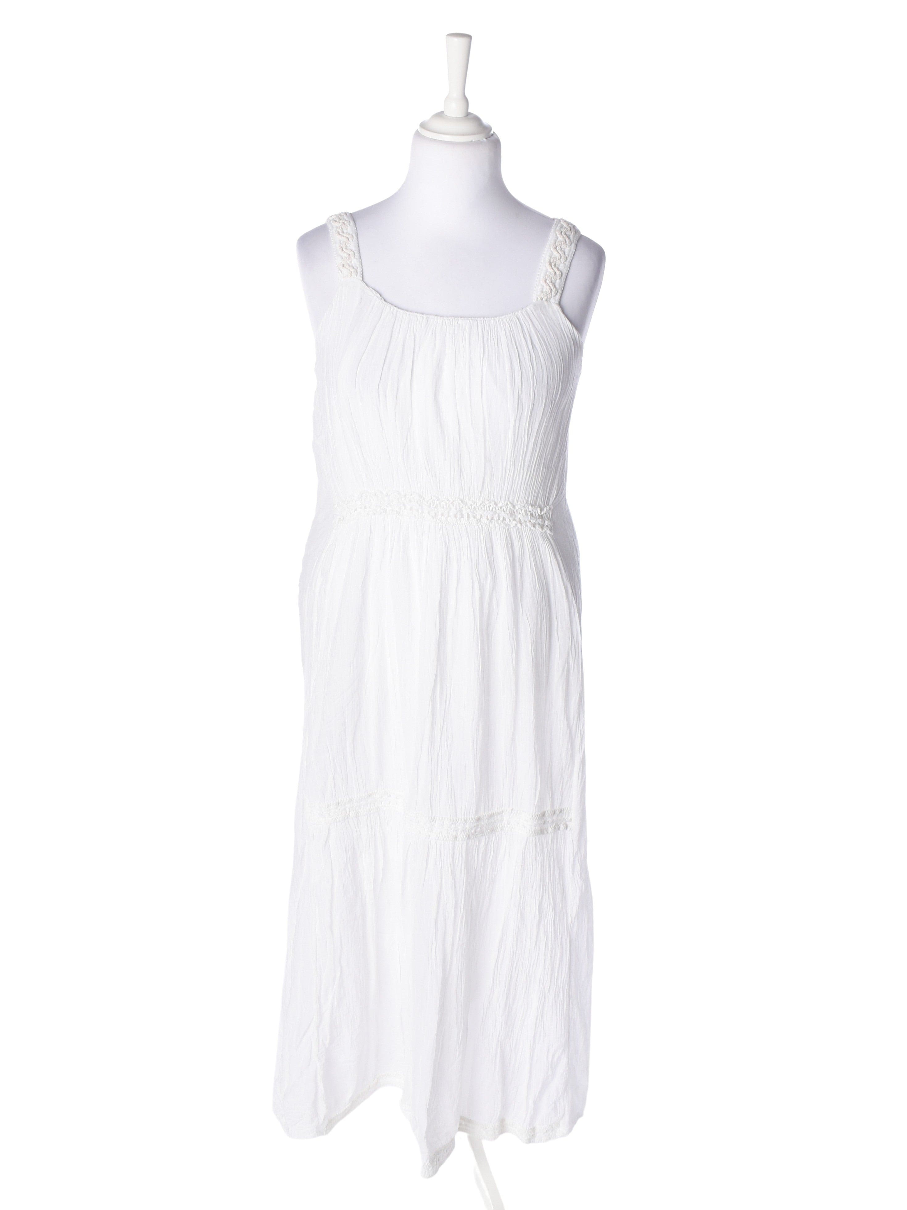 Ukendt Brand Kjole - L / Hvid / Kvinde - SassyLAB Secondhand