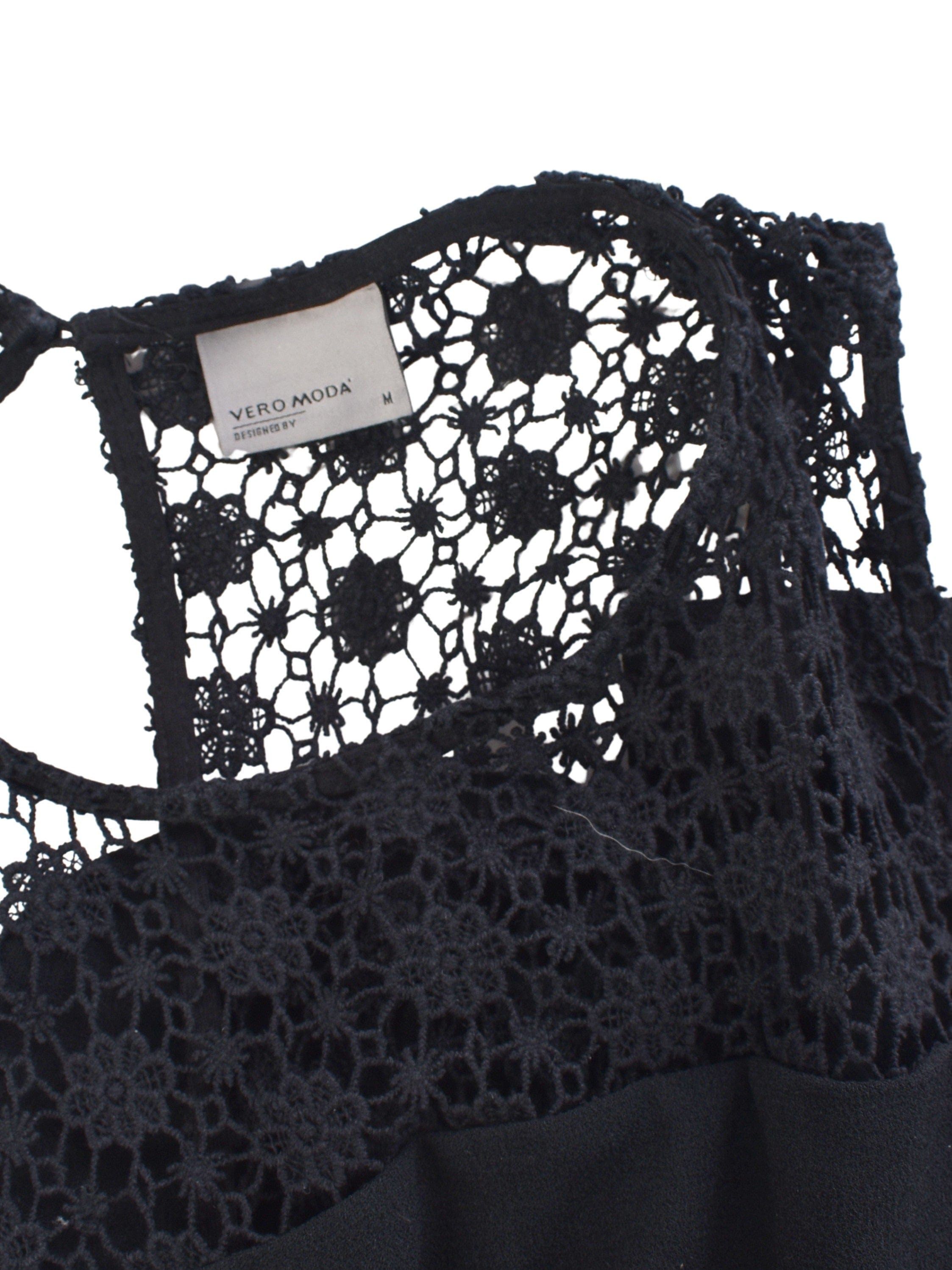 Vero Moda Buksedragt - M / Sort / Kvinde - SassyLAB Secondhand