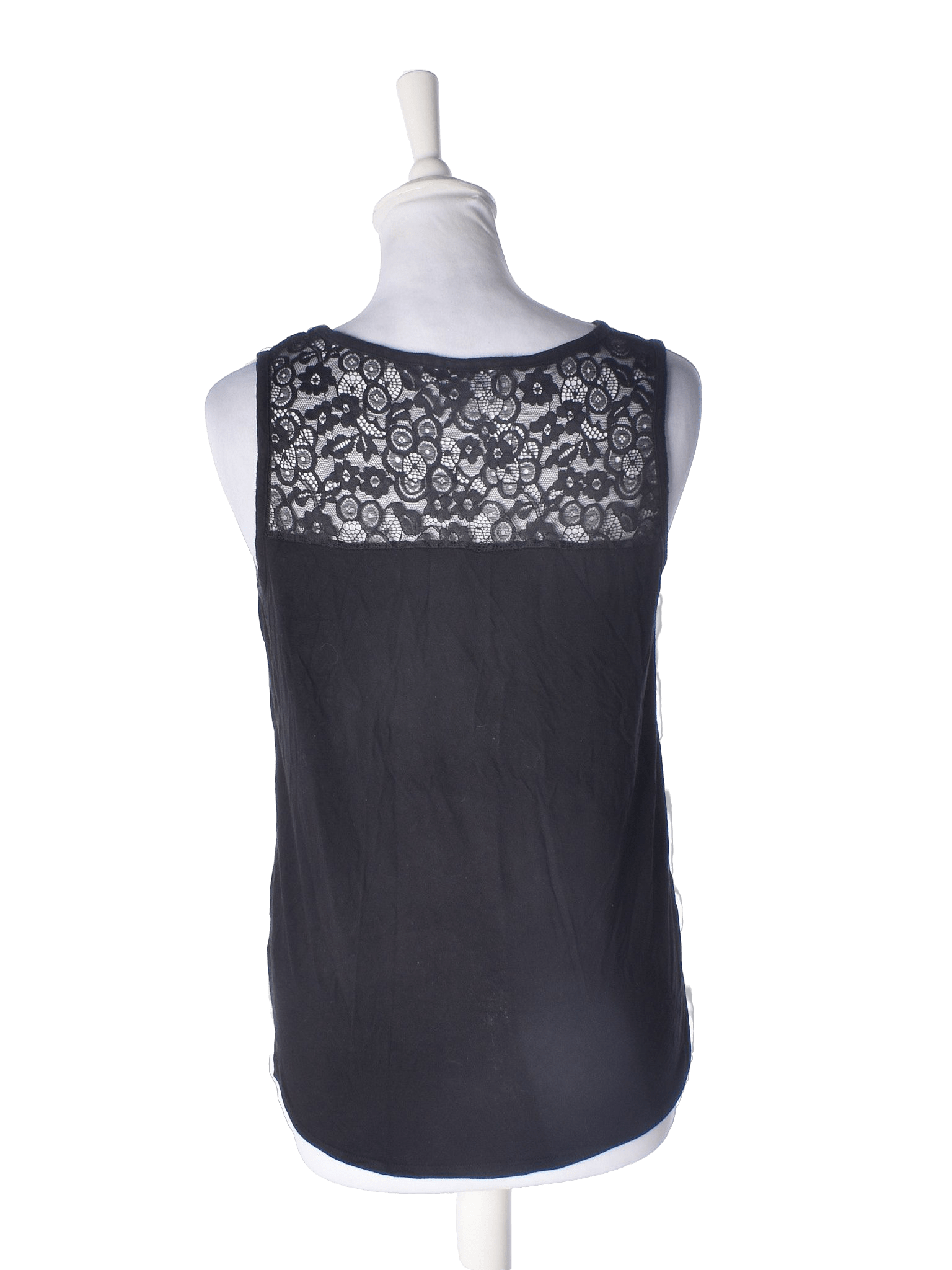 VRS Top - M / Sort / Kvinde - SassyLAB Secondhand