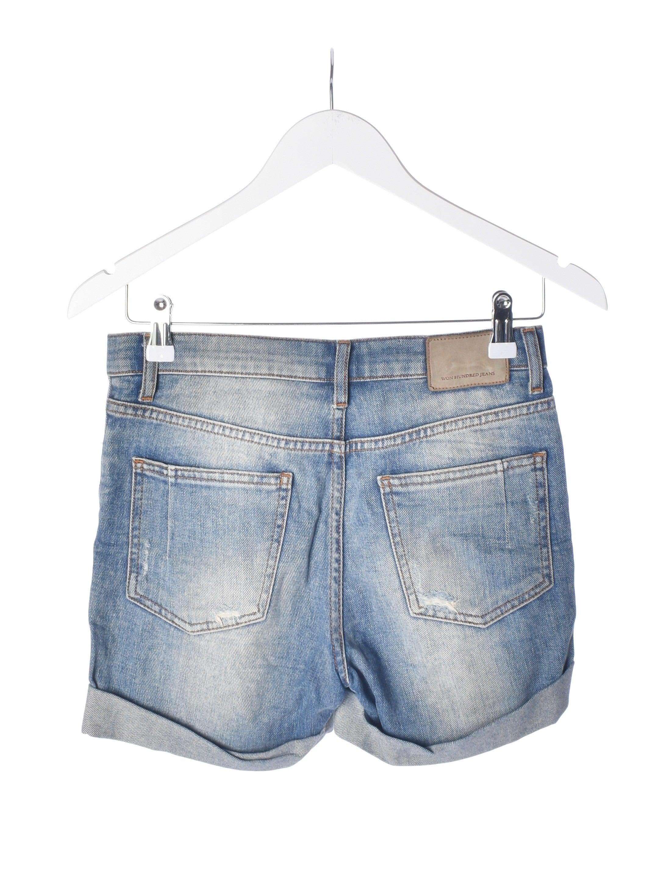 Won Hundred Shorts - 26 / Blå / Kvinde - SassyLAB Secondhand