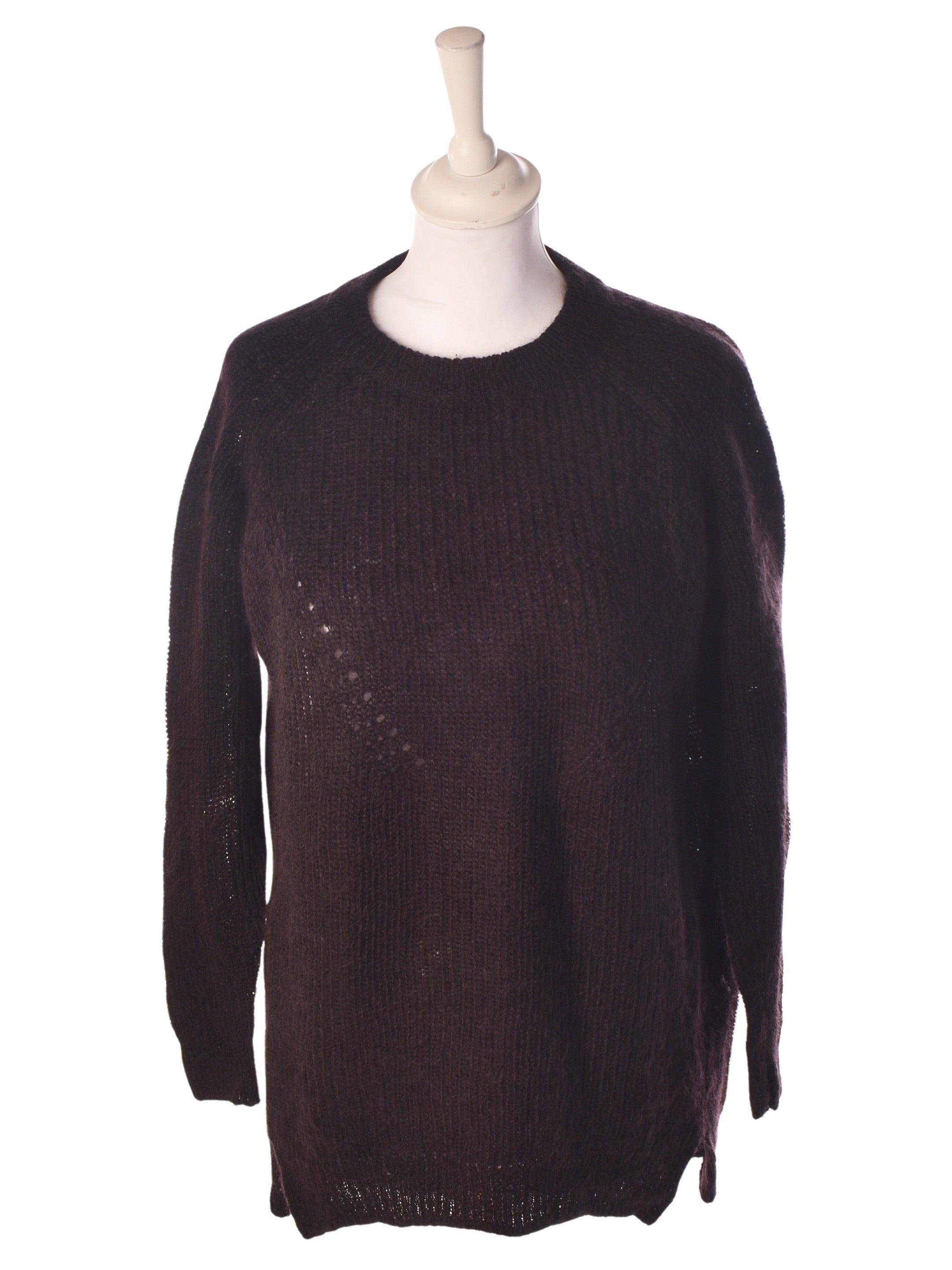 Wood Wood Strik - S / Sort / Kvinde - SassyLAB Secondhand