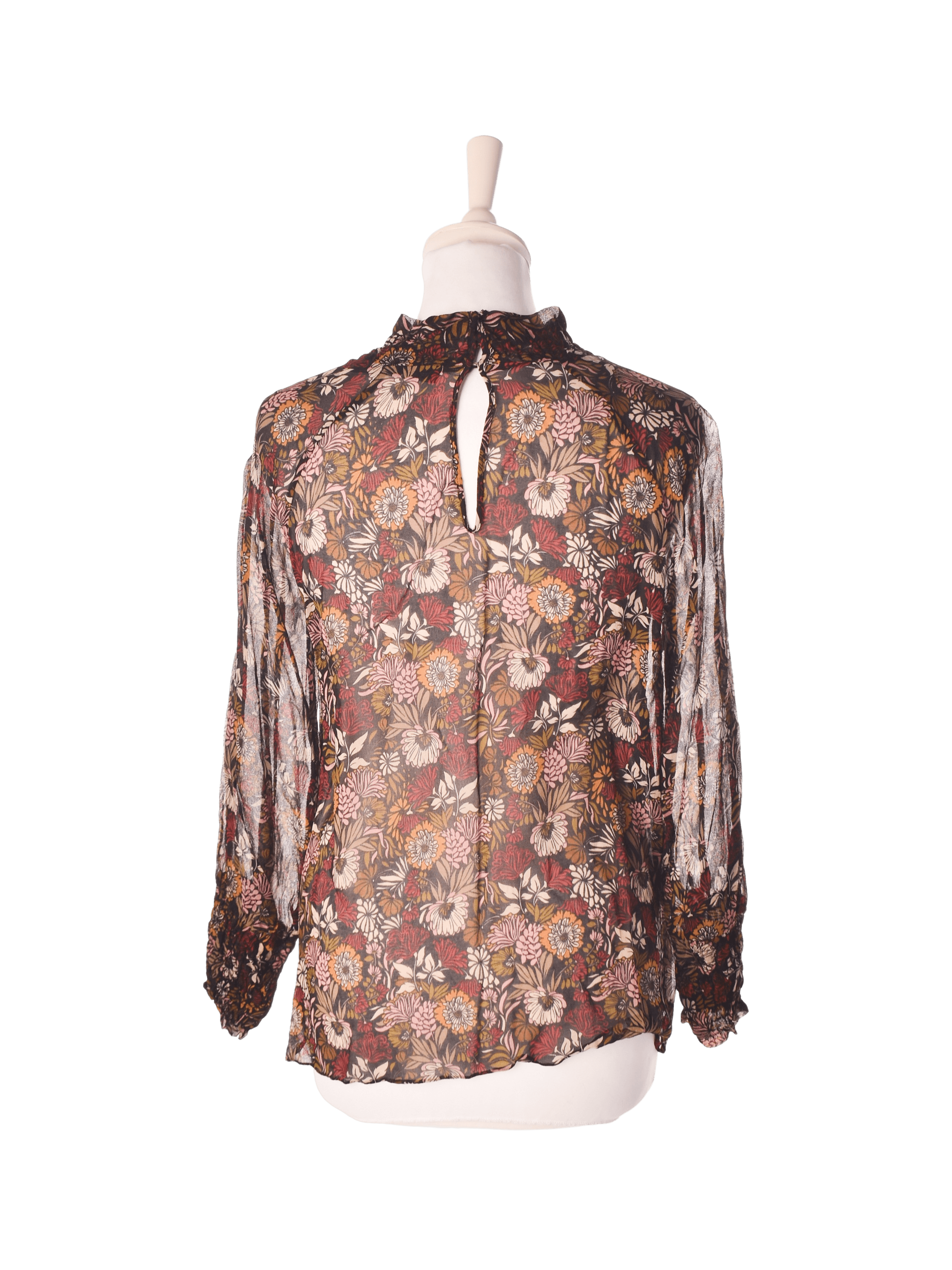 Zara Bluse - XS / Multifarvet / Kvinde - SassyLAB Secondhand