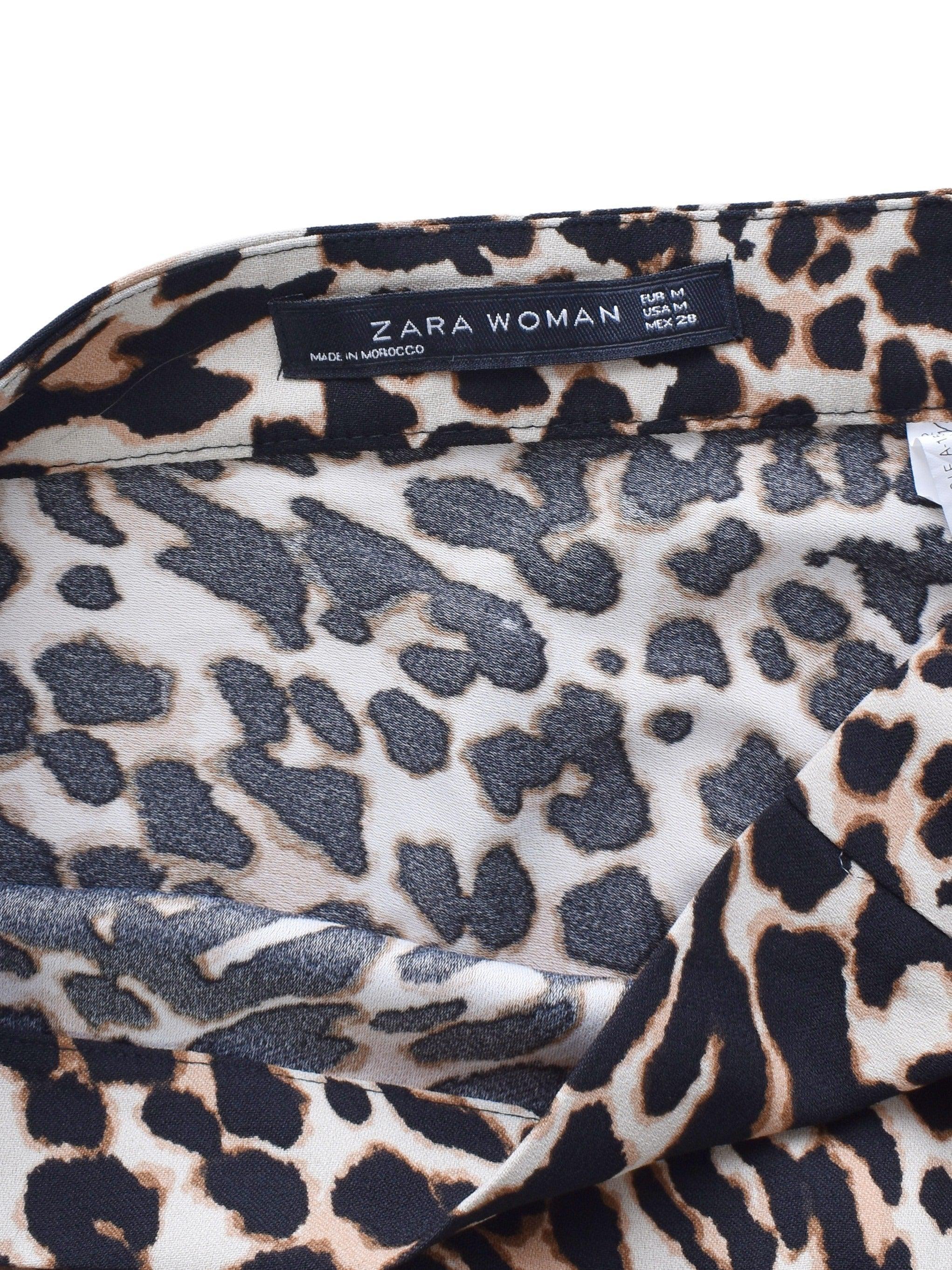Zara Woman Nederdel - M / Brun / Kvinde - SassyLAB Secondhand