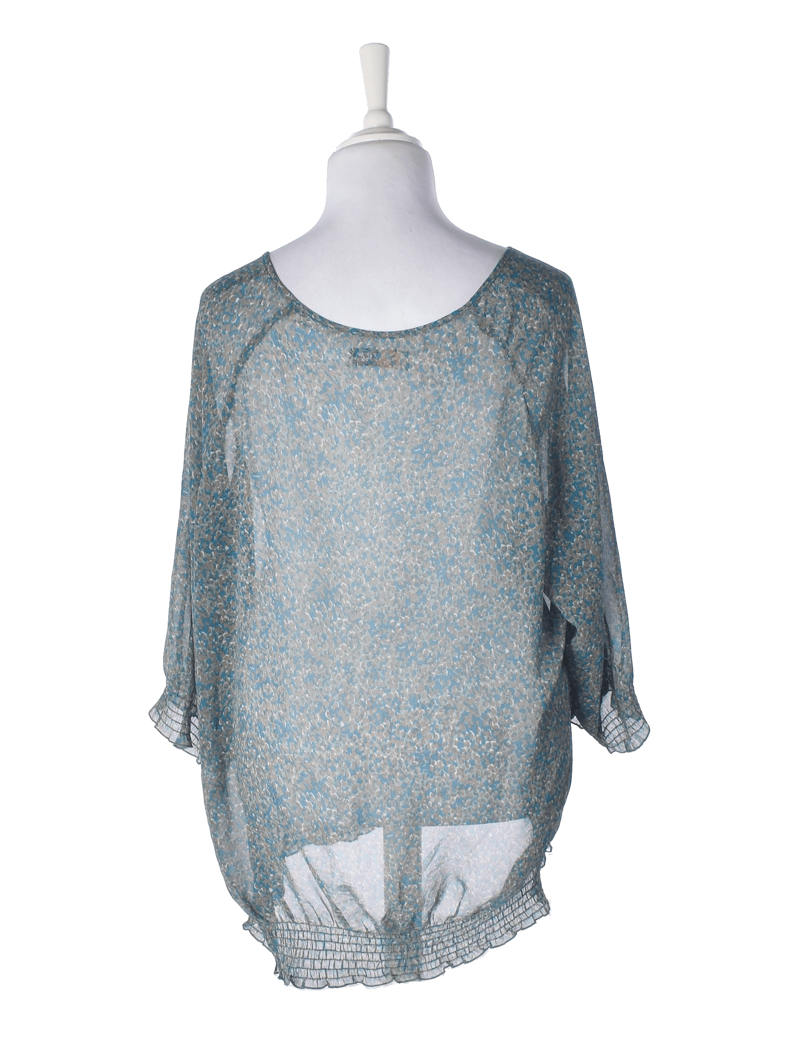 Zizzi Bluse - L / Blå / Kvinde - SassyLAB Secondhand
