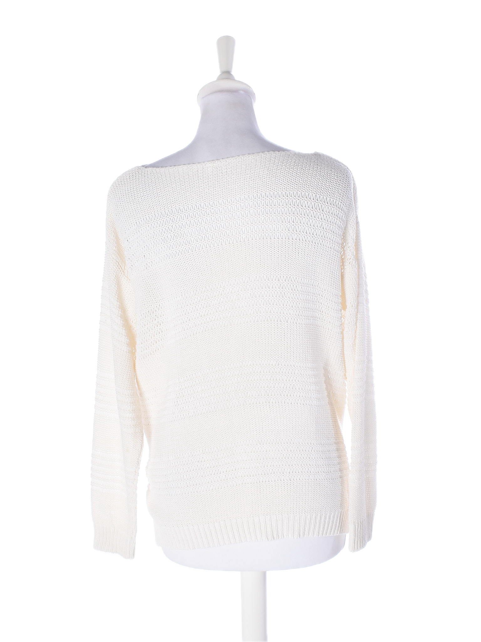 Striktrøje M / Beige / Kvinde