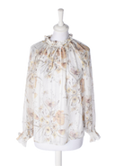 Bluse 36 / Blomstret / Kvinde