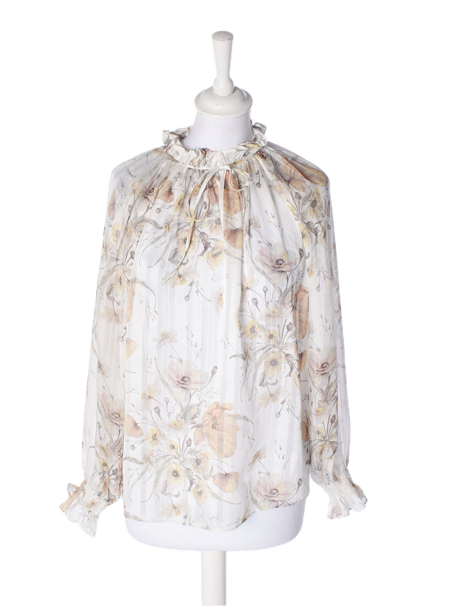Bluse 36 / Blomstret / Kvinde