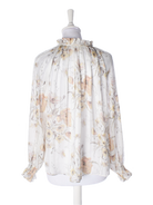 Bluse 36 / Blomstret / Kvinde