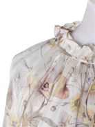 Bluse 36 / Blomstret / Kvinde