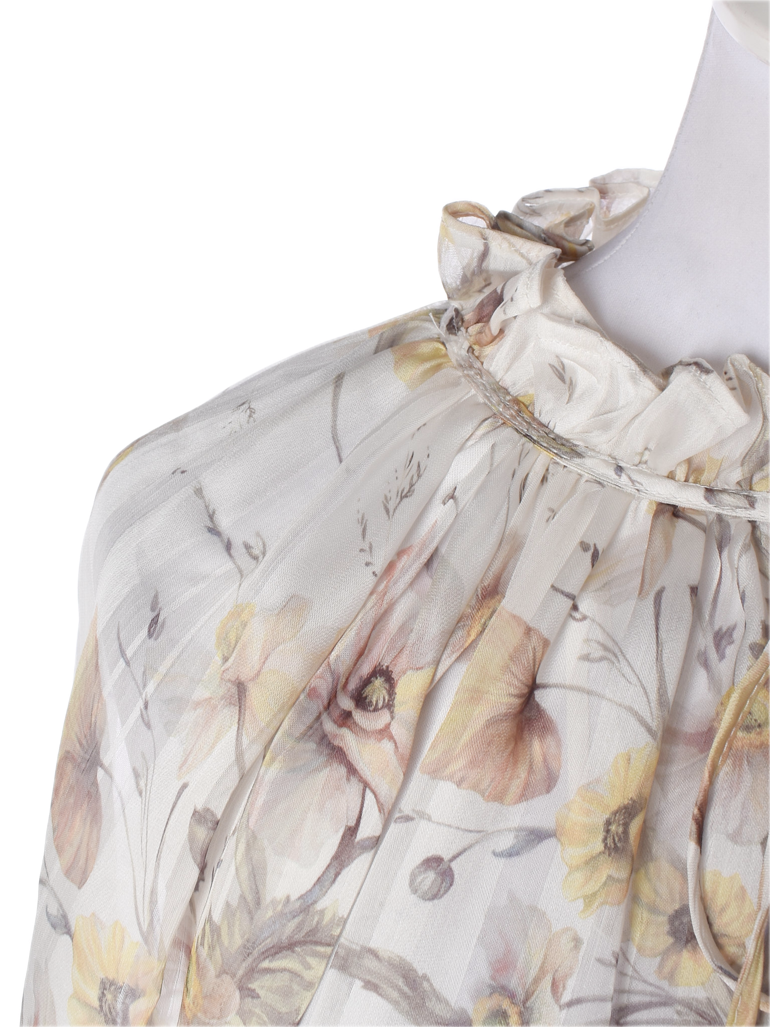 Bluse 36 / Blomstret / Kvinde