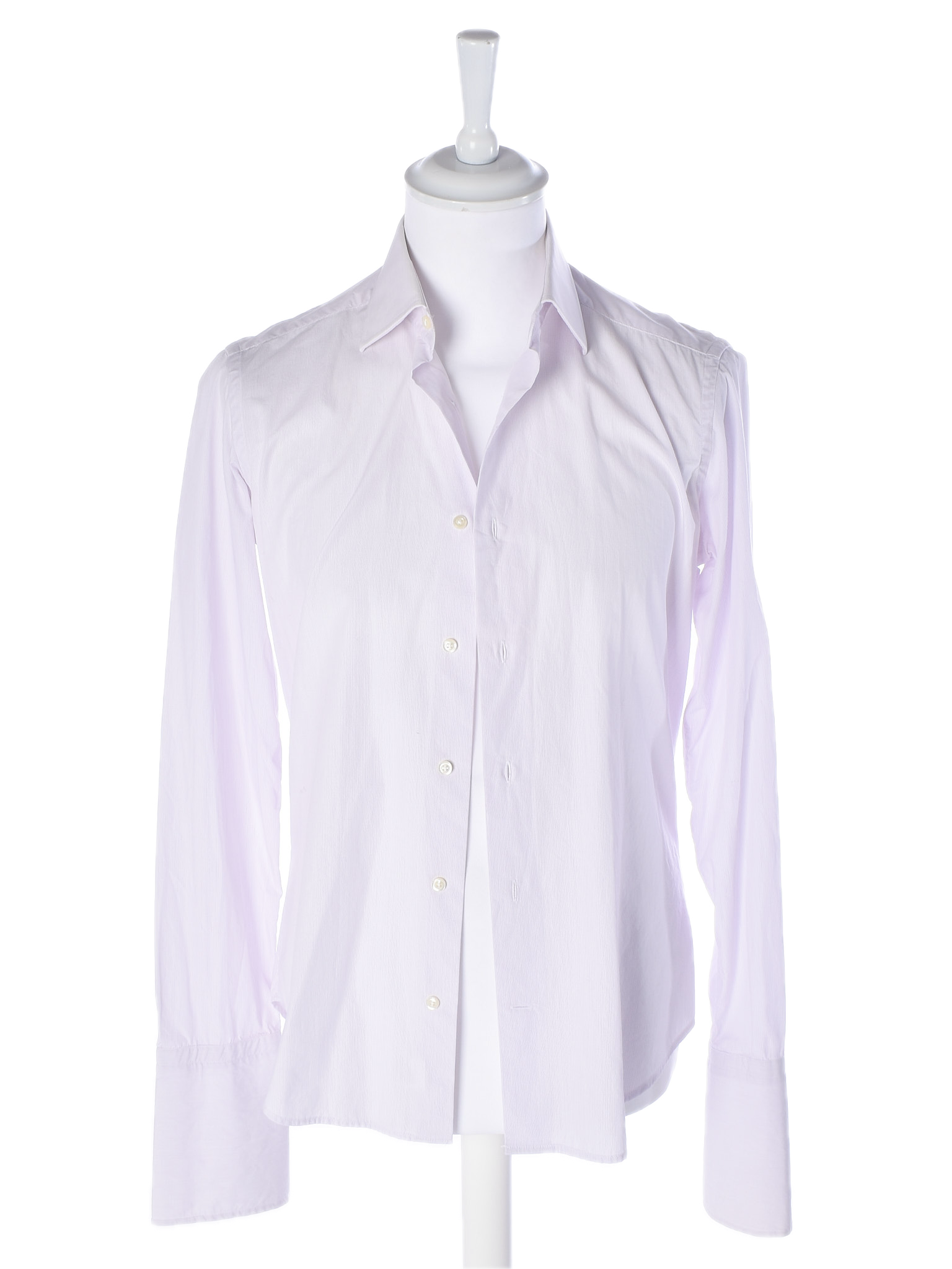Bomulds Skjorte 38 / Pink / Mand
