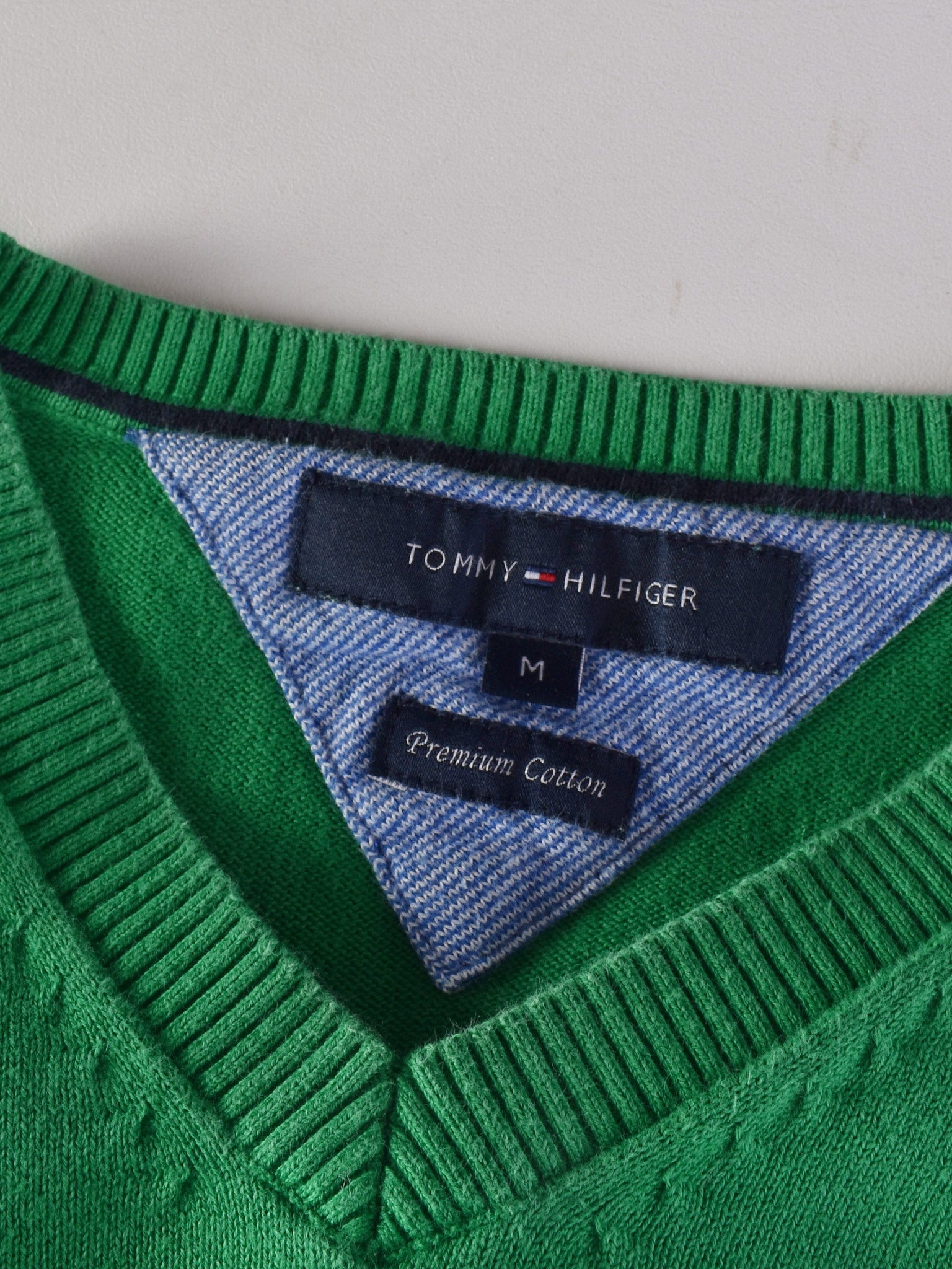 Bomulds Bluse M / Grøn / Mand