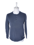 Bomulds Bluse M / Blå / Mand